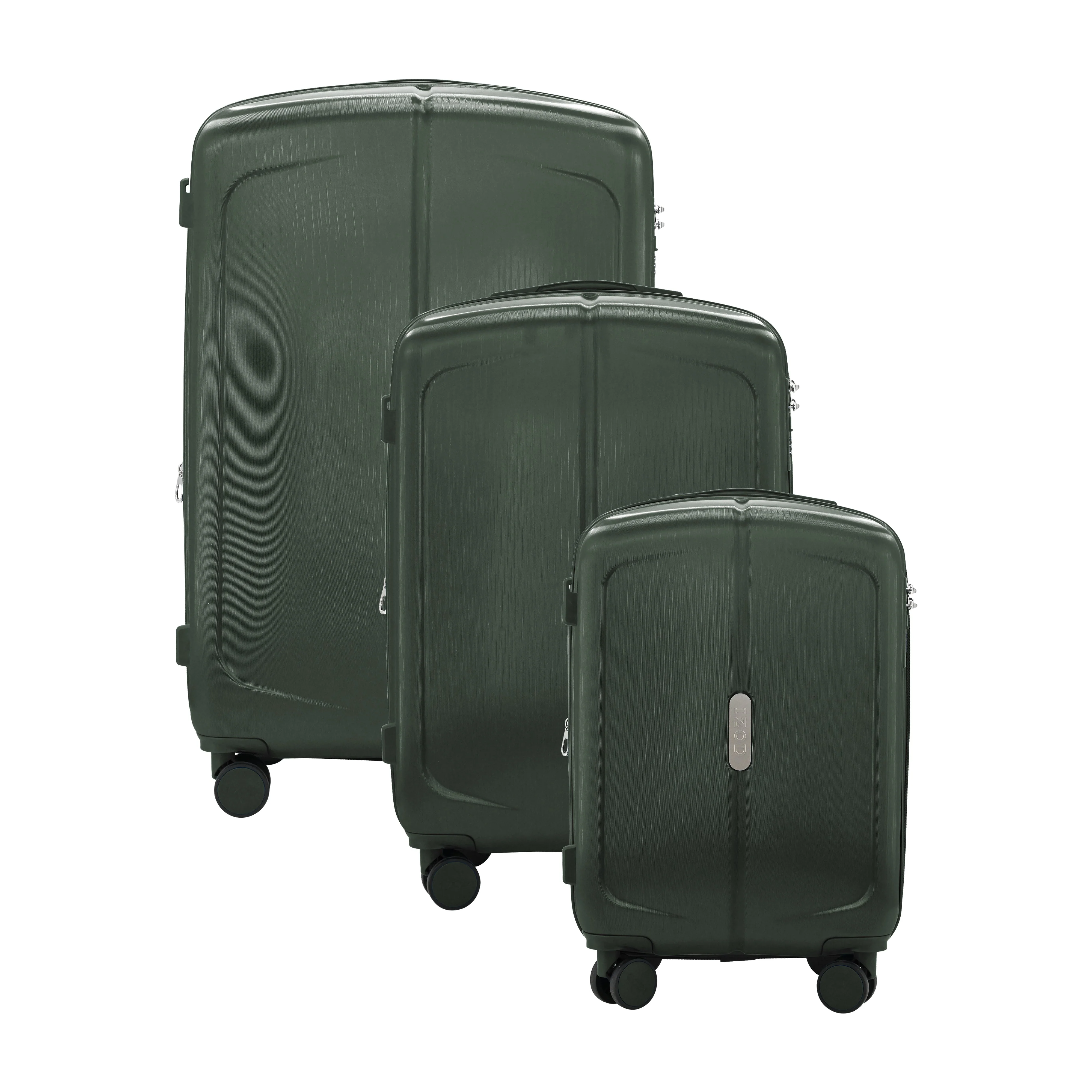 Mateo Expandable 3 Piece Spinner Luggage Set with Lock - Image 23