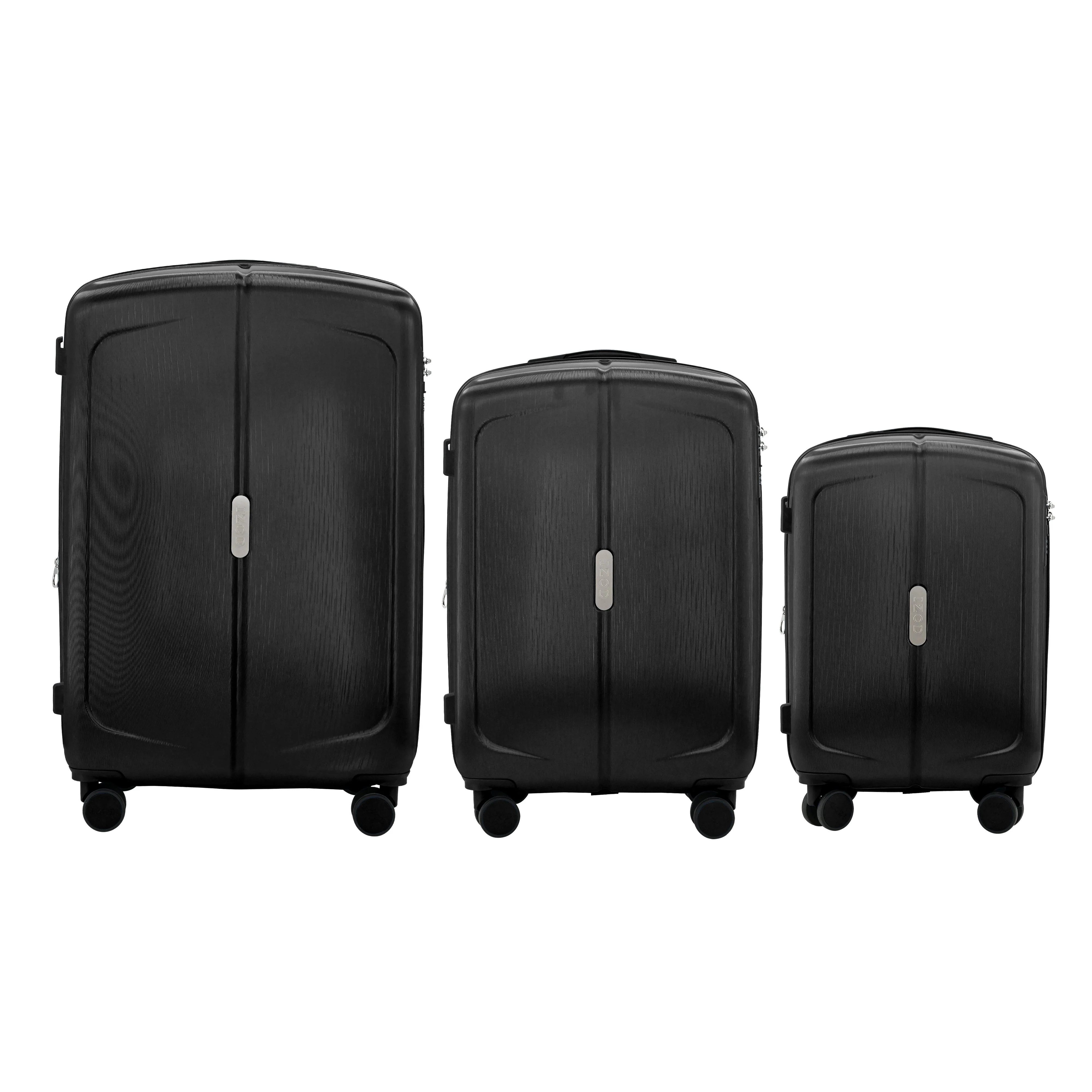 Mateo Expandable 3 Piece Spinner Luggage Set with Lock - Image 4