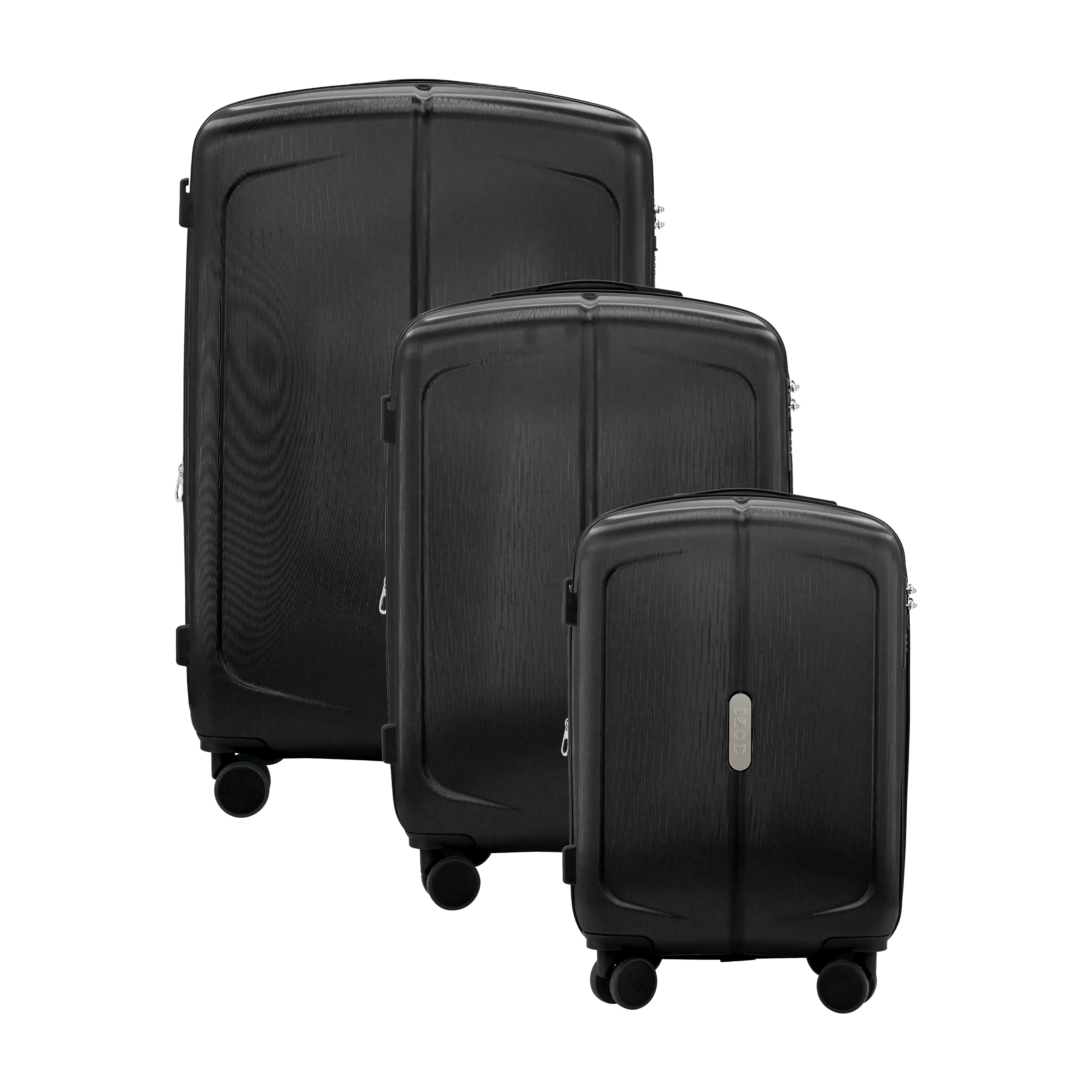 Mateo Expandable 3 Piece Spinner Luggage Set with Lock - Image 6