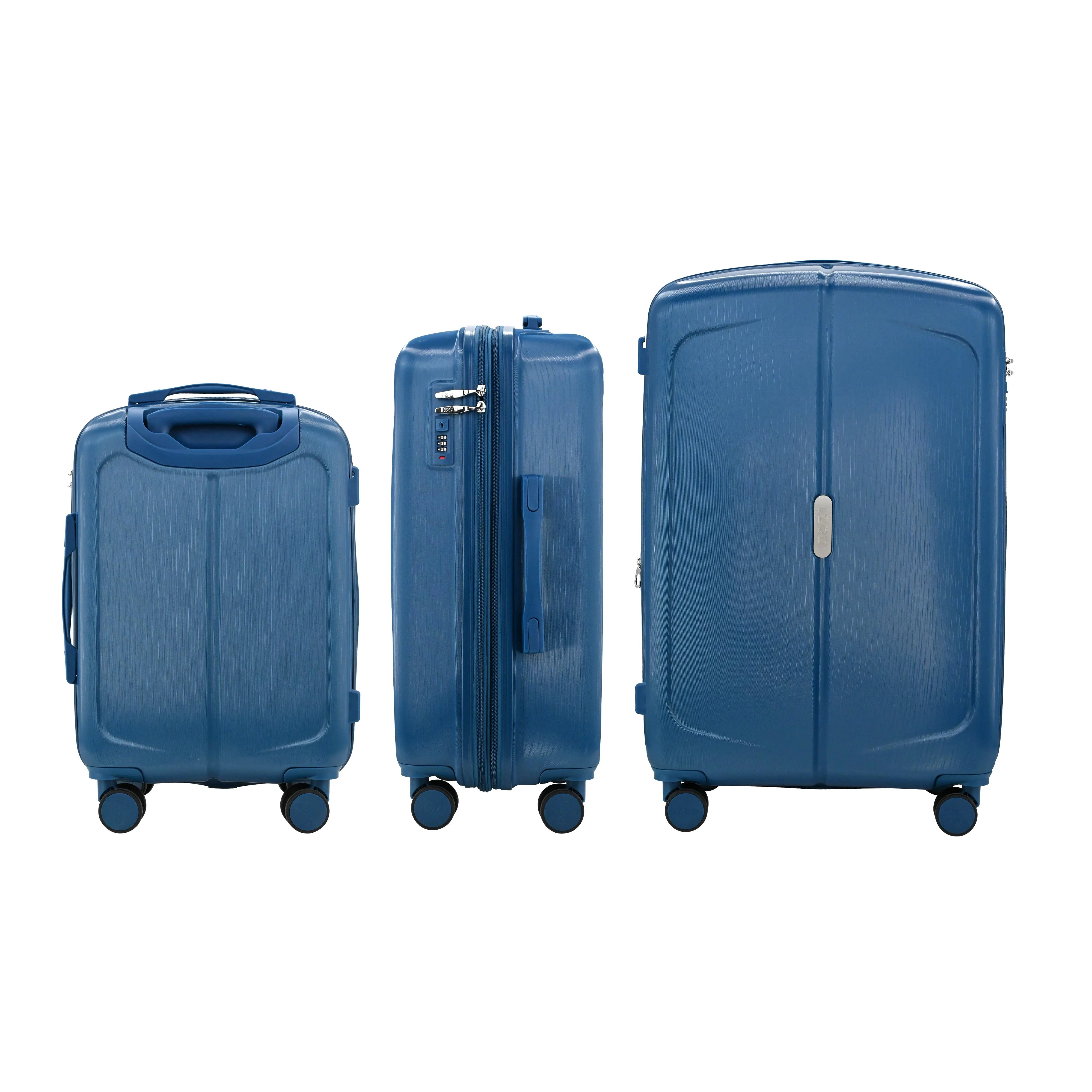 Mateo Expandable 3 Piece Spinner Luggage Set with Lock - Image 9