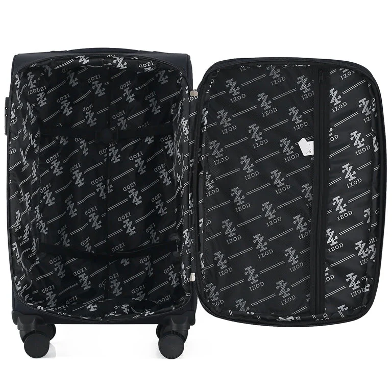 Noah Soft Shell Expandable 3 Piece Spinner Luggage Set with Lock - Image 13