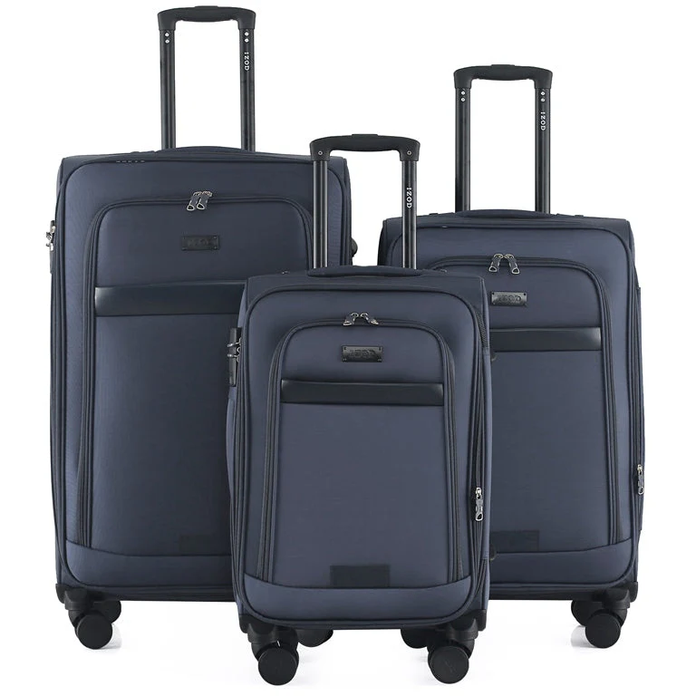 Noah Soft Shell Expandable 3 Piece Spinner Luggage Set with Lock - Image 14