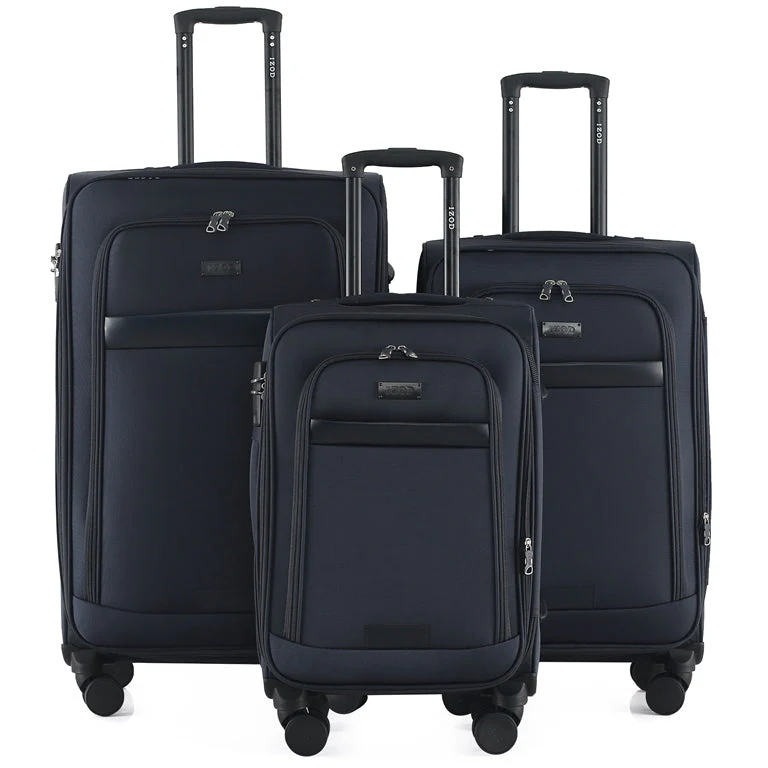 Noah Soft Shell Expandable 3 Piece Spinner Luggage Set with Lock - Image 8