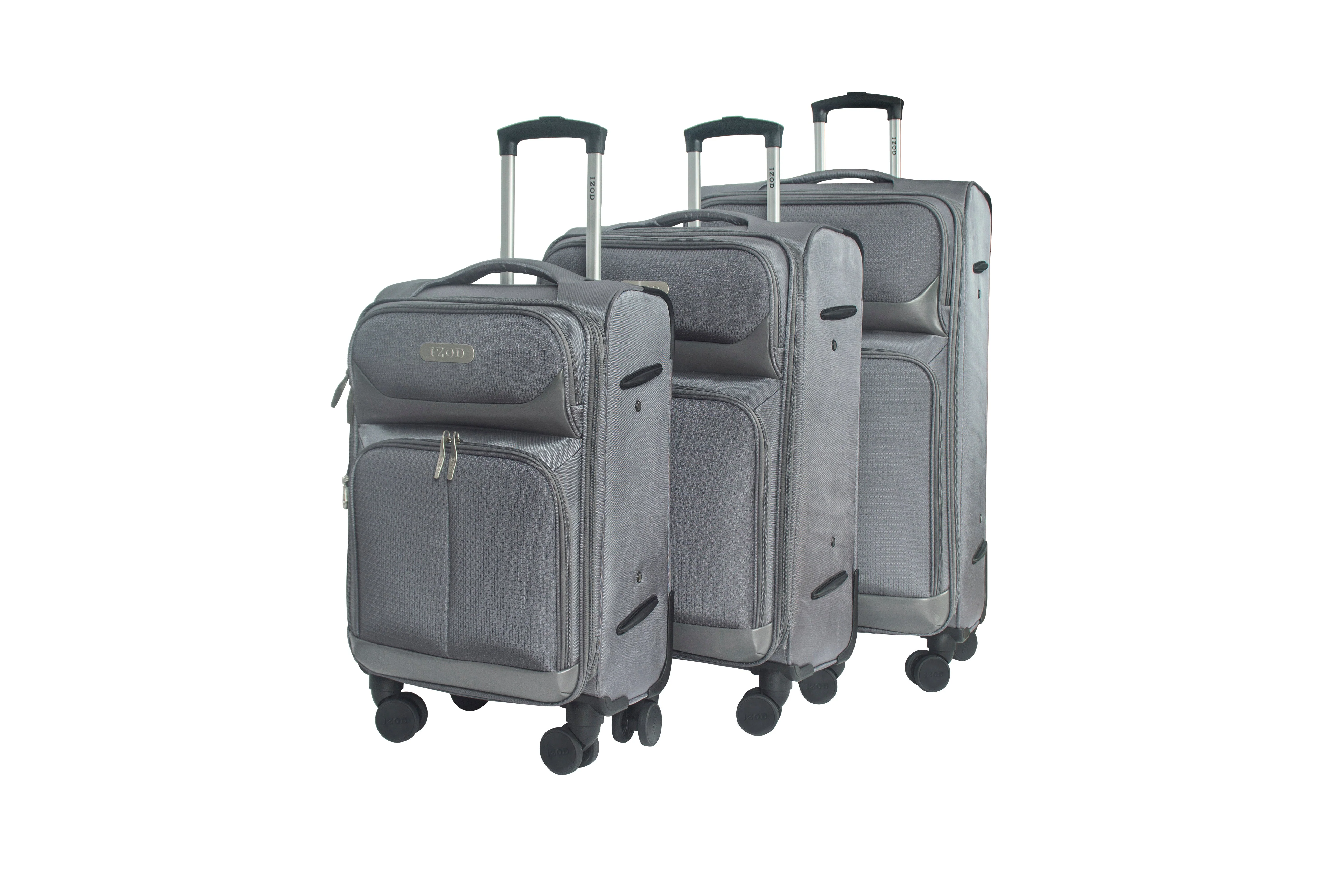 Ocean Soft Shell Lightweight Expandable 3 Piece Luggage Set - Image 11