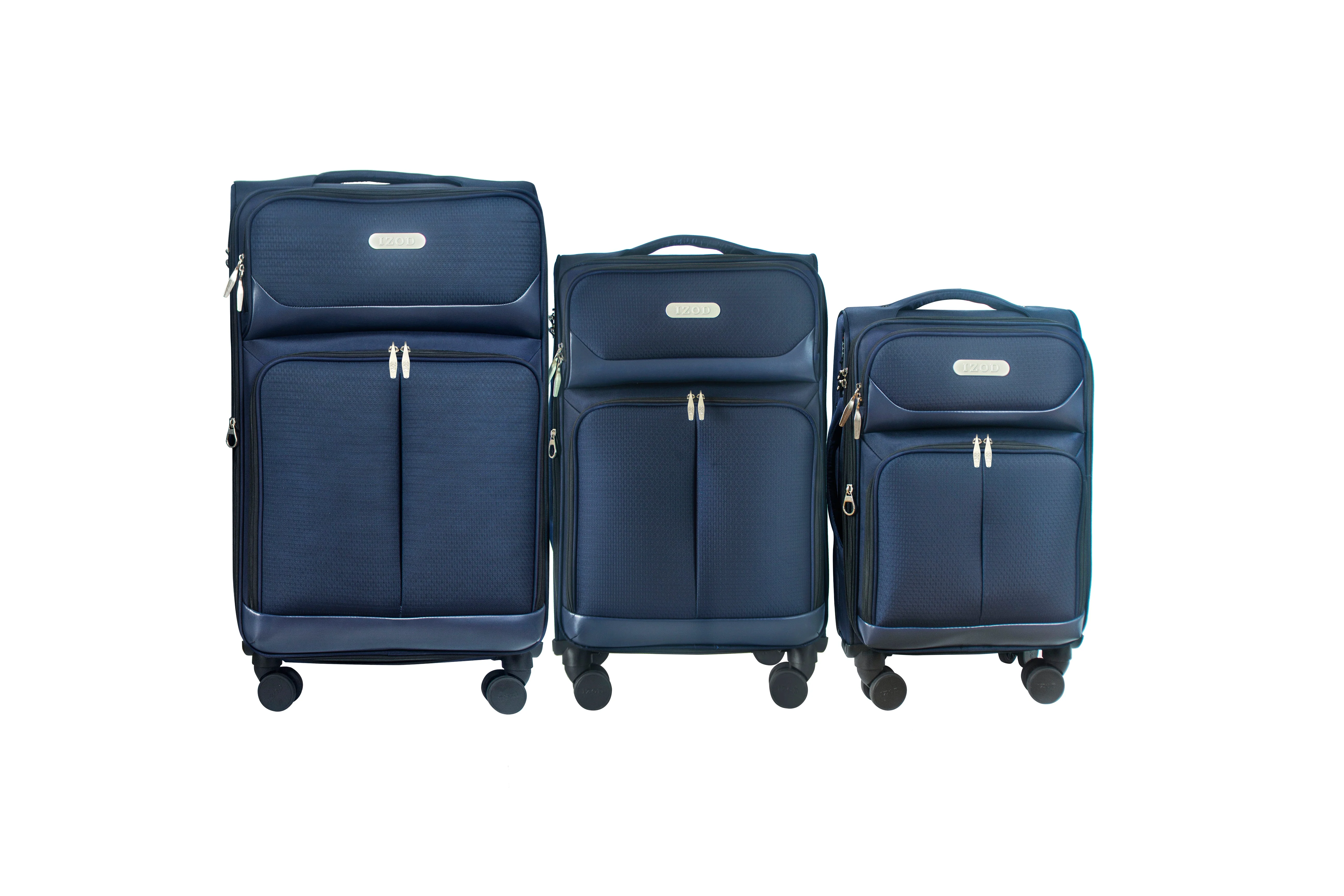 Ocean Soft Shell Lightweight Expandable 3 Piece Luggage Set - Image 21