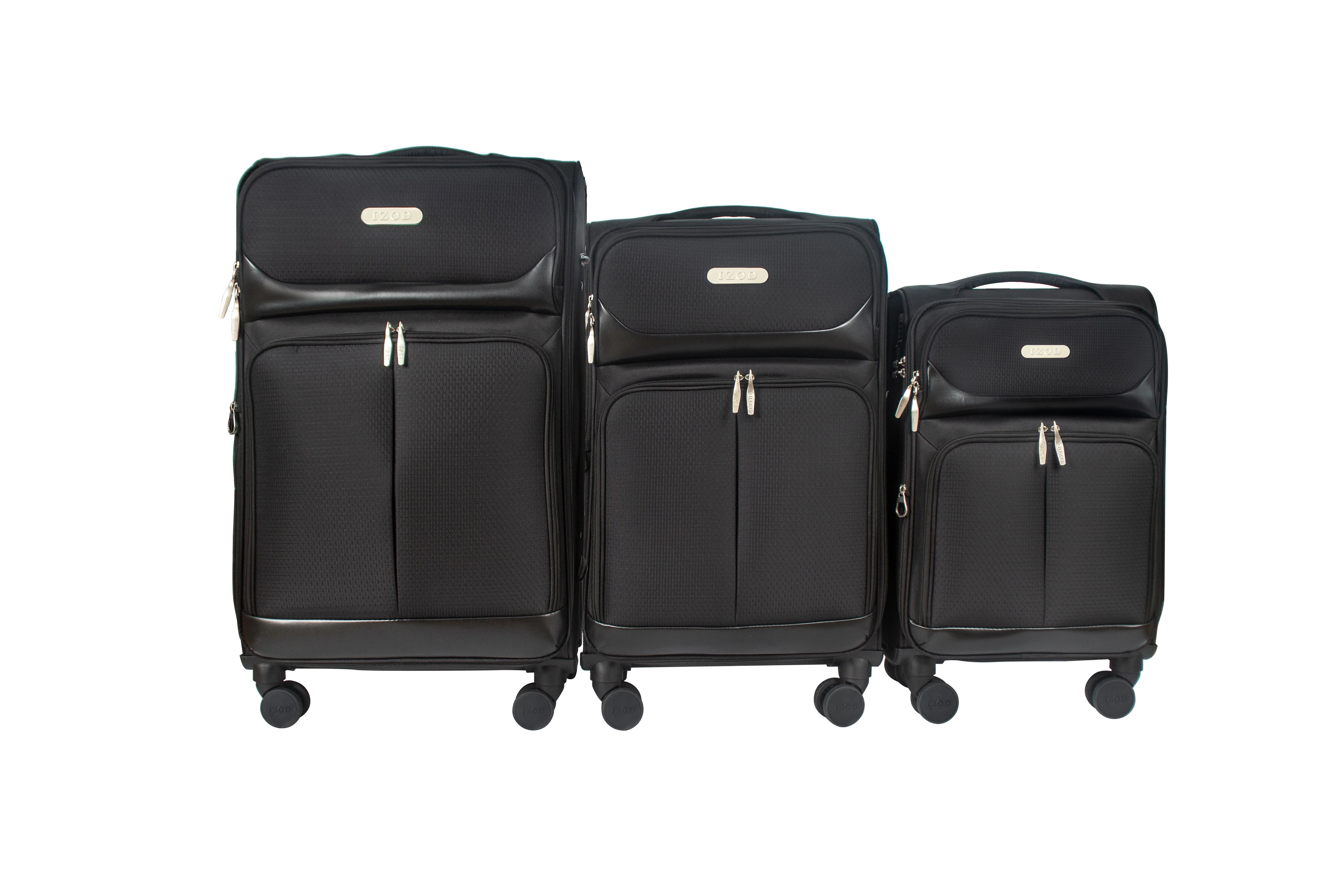 Ocean Soft Shell Lightweight Expandable 3 Piece Luggage Set - Image 7