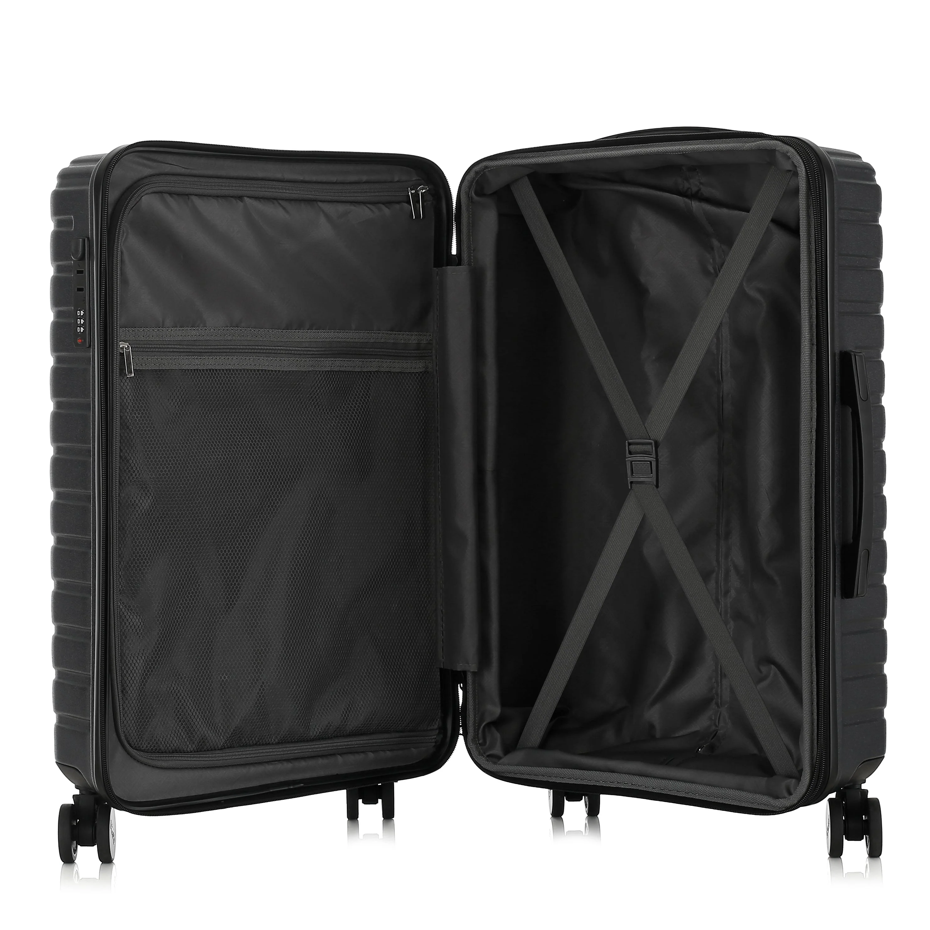 Phantom Expandable 3-Piece Spinner Luggage Set with Lock - Image 2