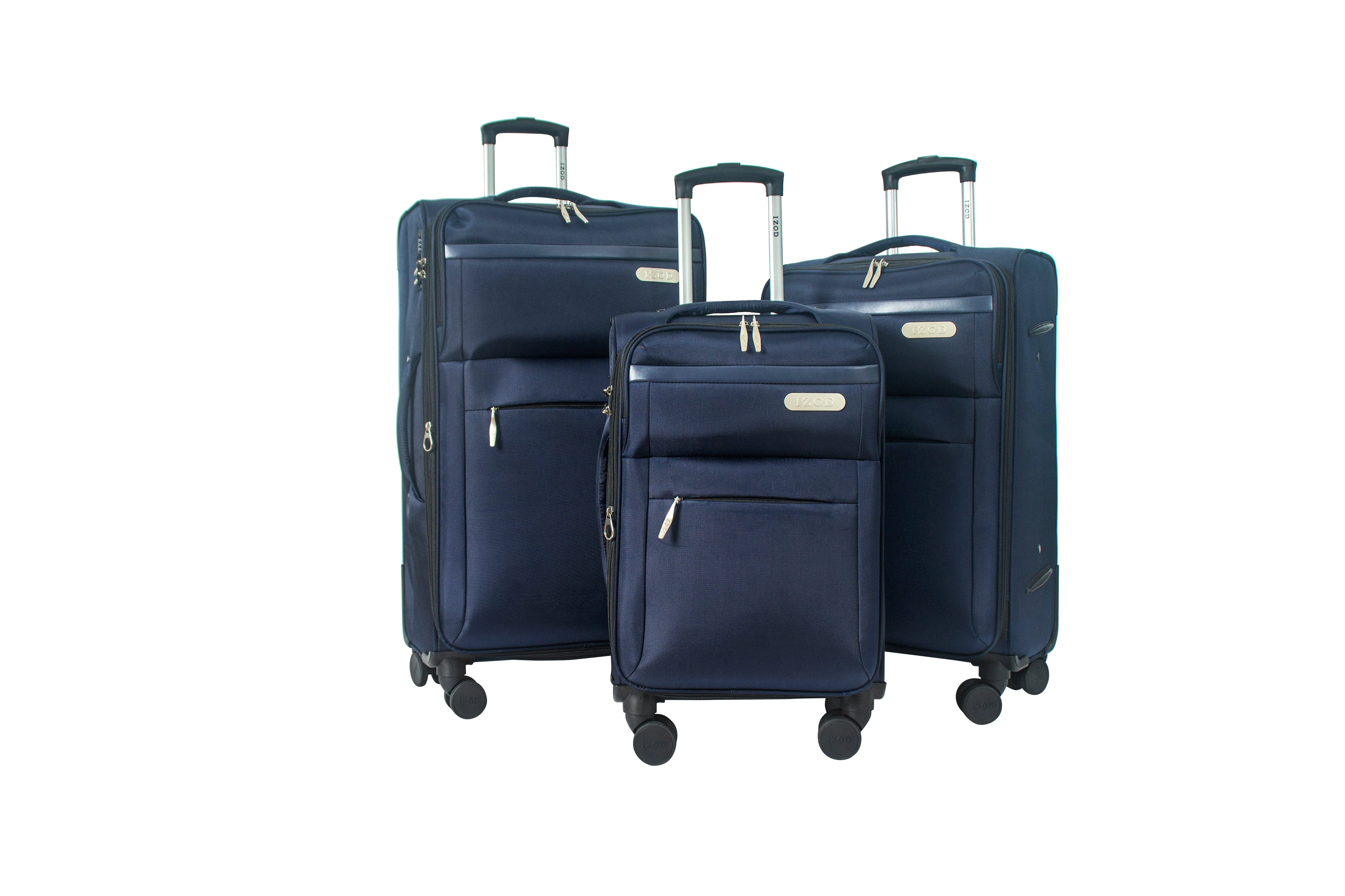 River Soft Shell Expandable 3 Piece Spinner Luggage Set - Image 16