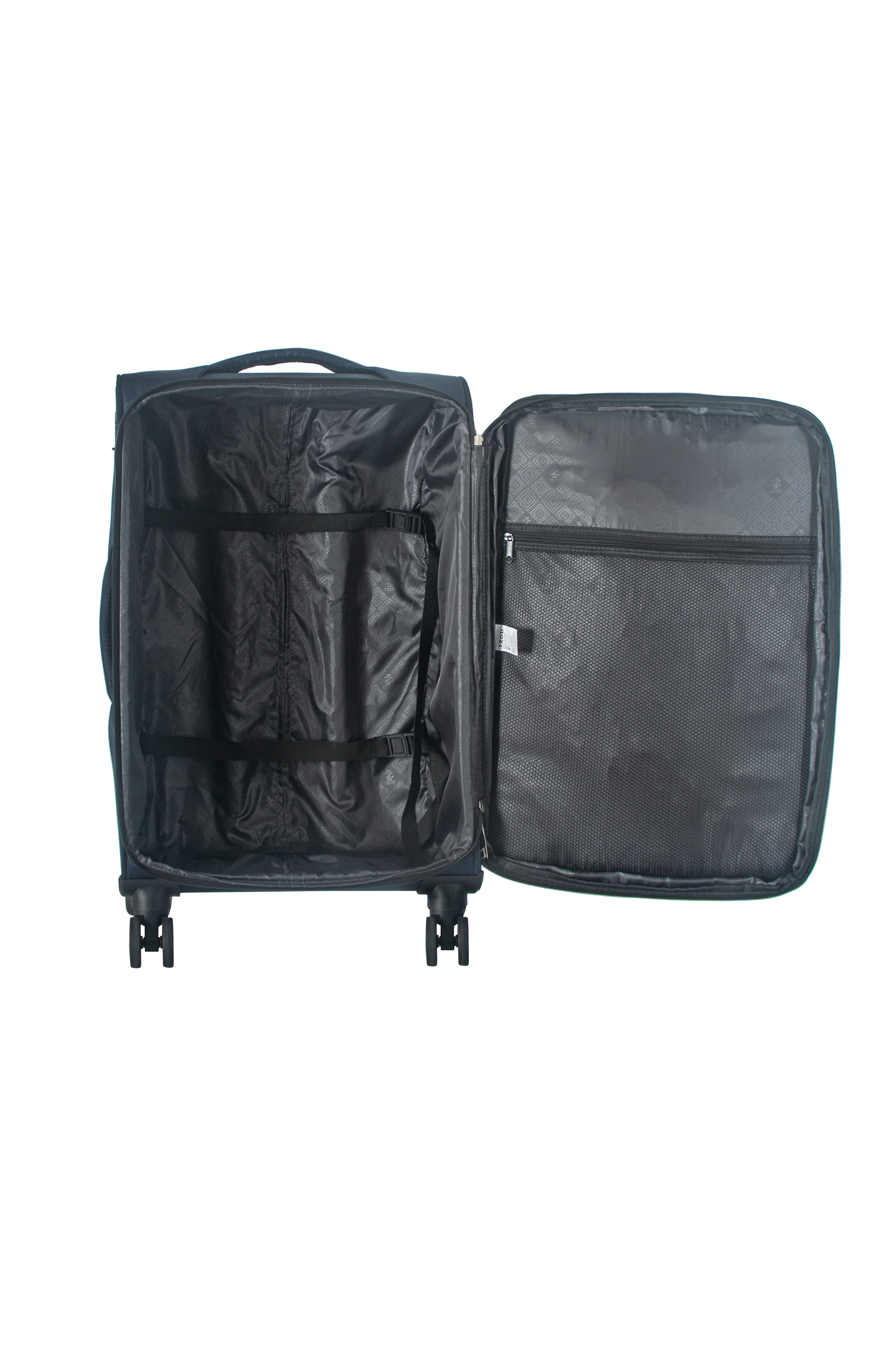 River Soft Shell Expandable 3 Piece Spinner Luggage Set - Image 22