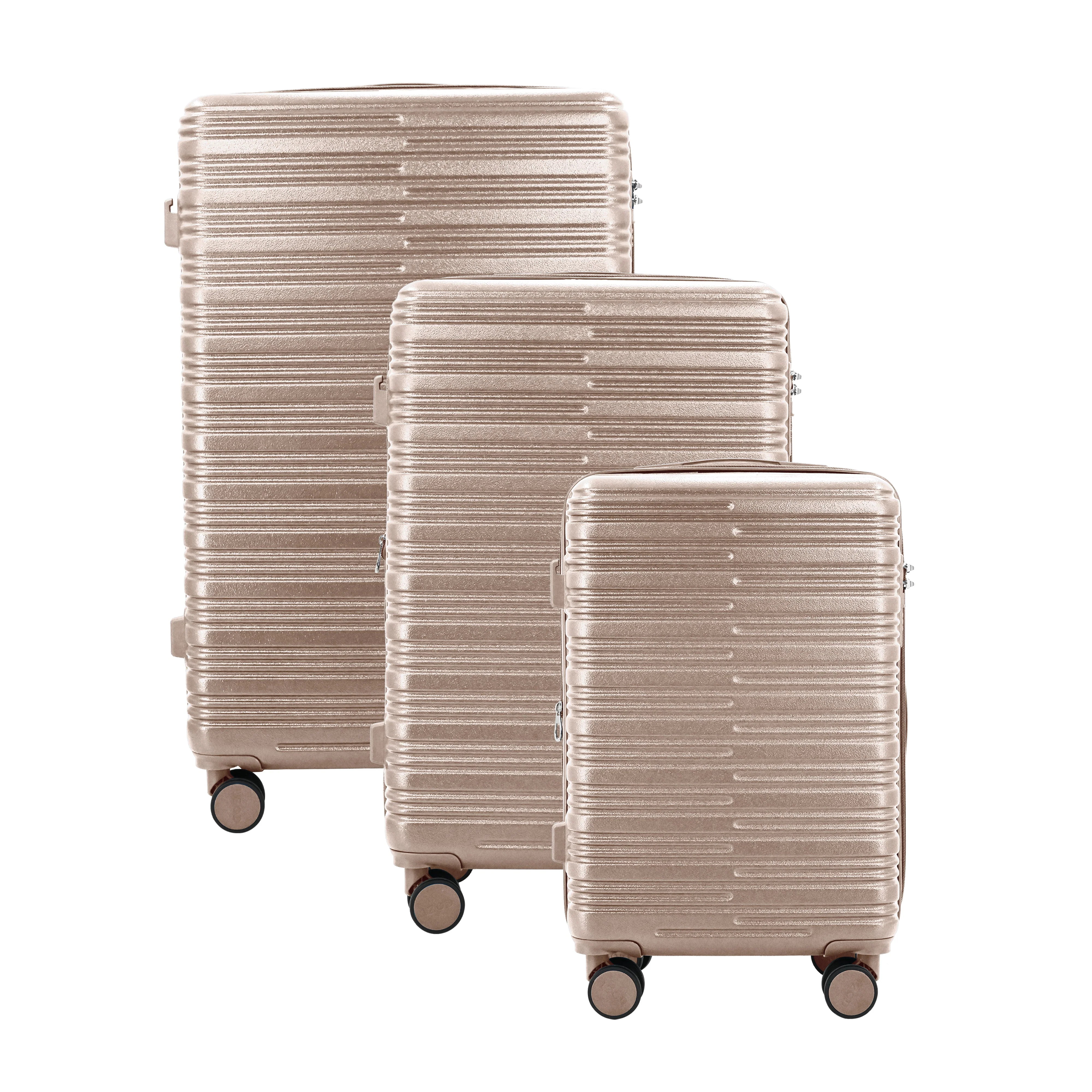 Romeo Expandable 3-Piece Spinner Luggage Set with Lock - Image 10