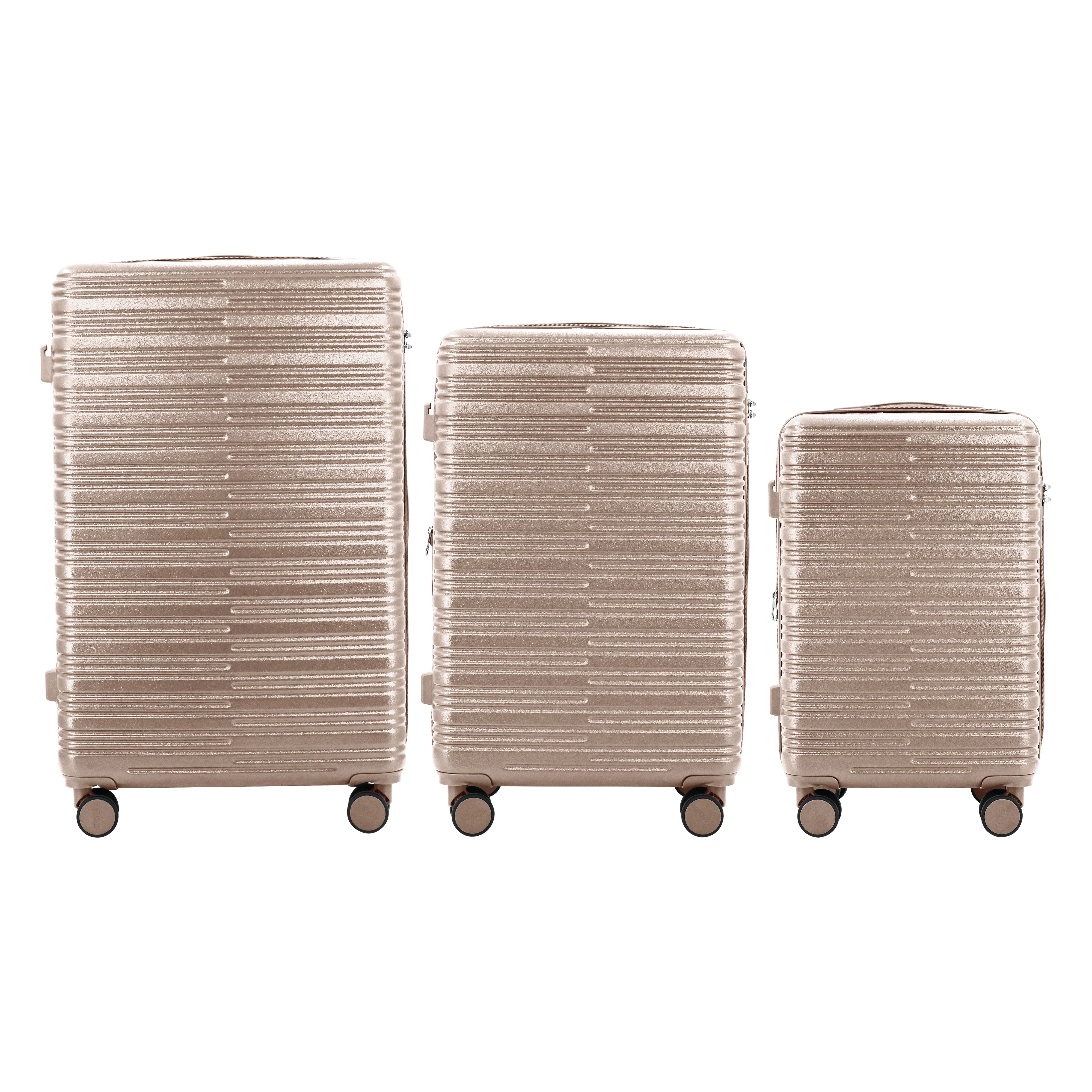 Romeo Expandable 3-Piece Spinner Luggage Set with Lock - Image 11
