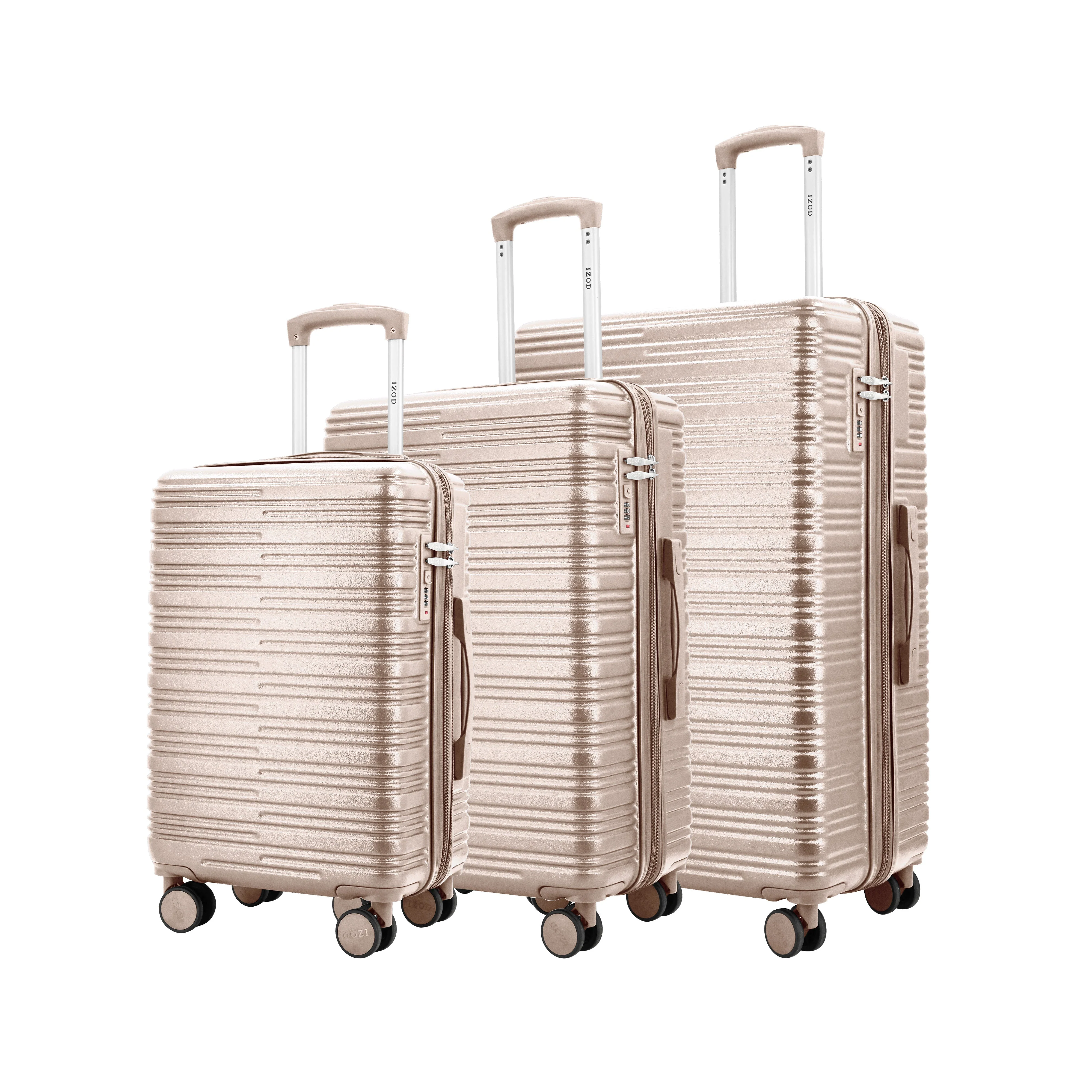Romeo Expandable 3-Piece Spinner Luggage Set with Lock - Image 12