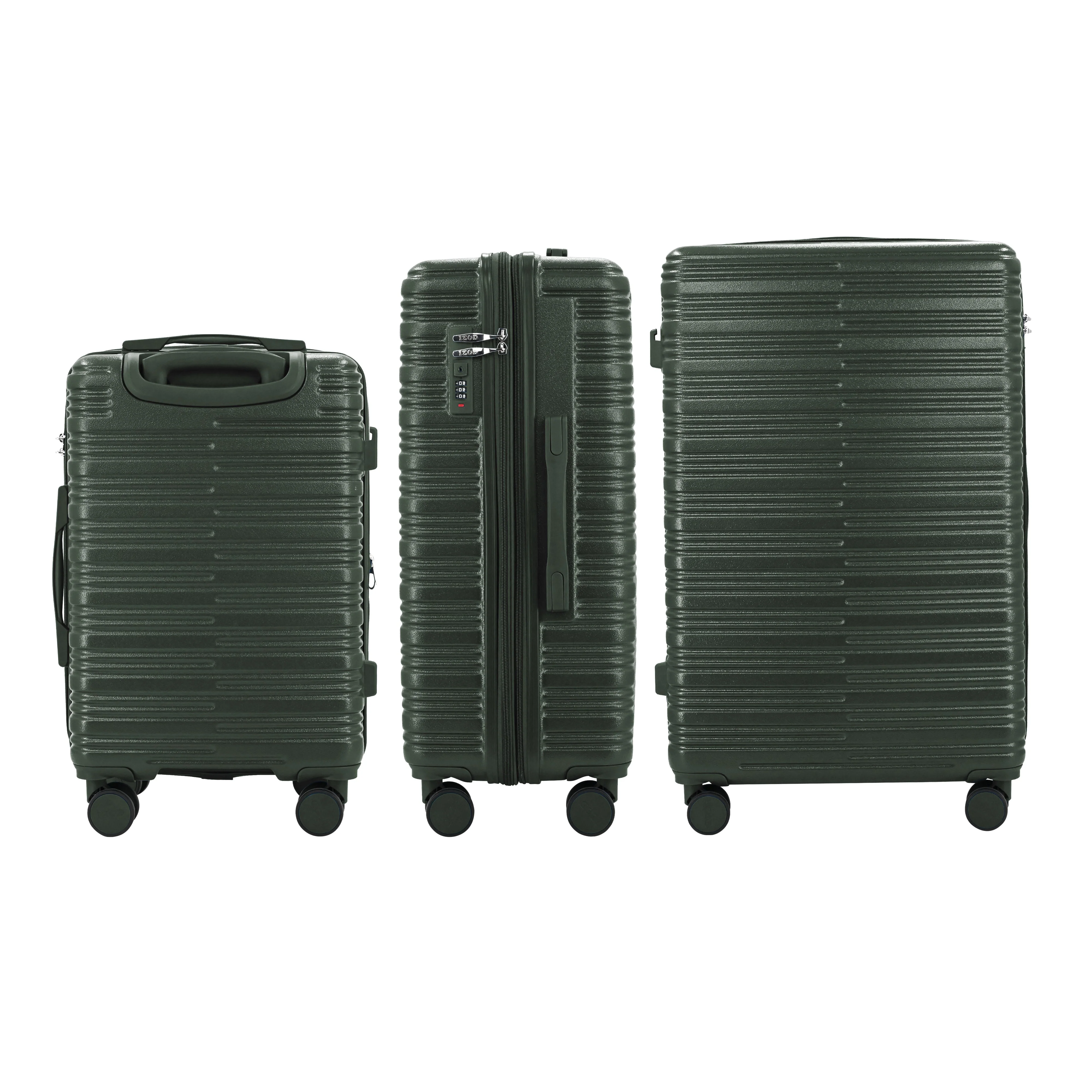 Romeo Expandable 3-Piece Spinner Luggage Set with Lock - Image 15