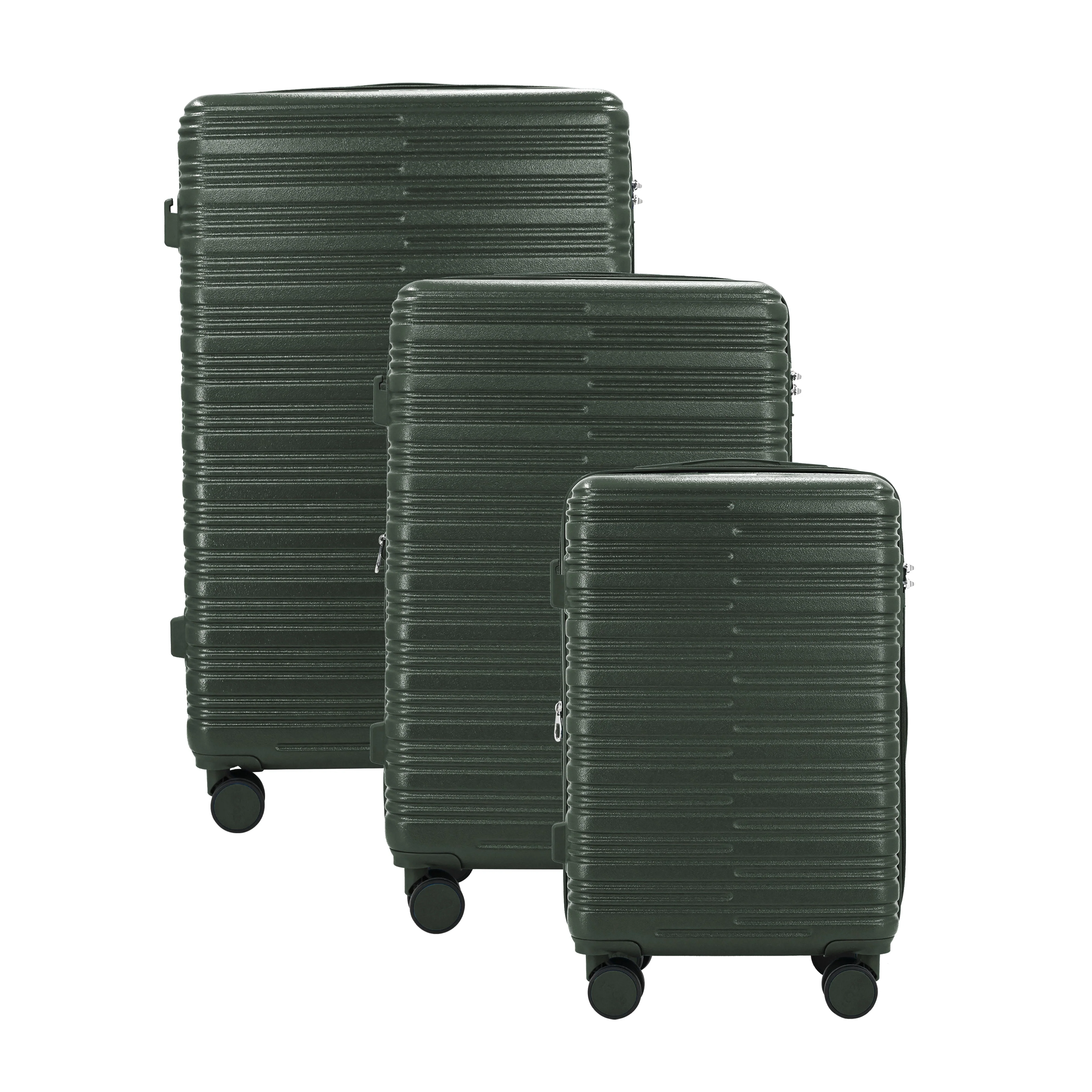 Romeo Expandable 3-Piece Spinner Luggage Set with Lock - Image 16