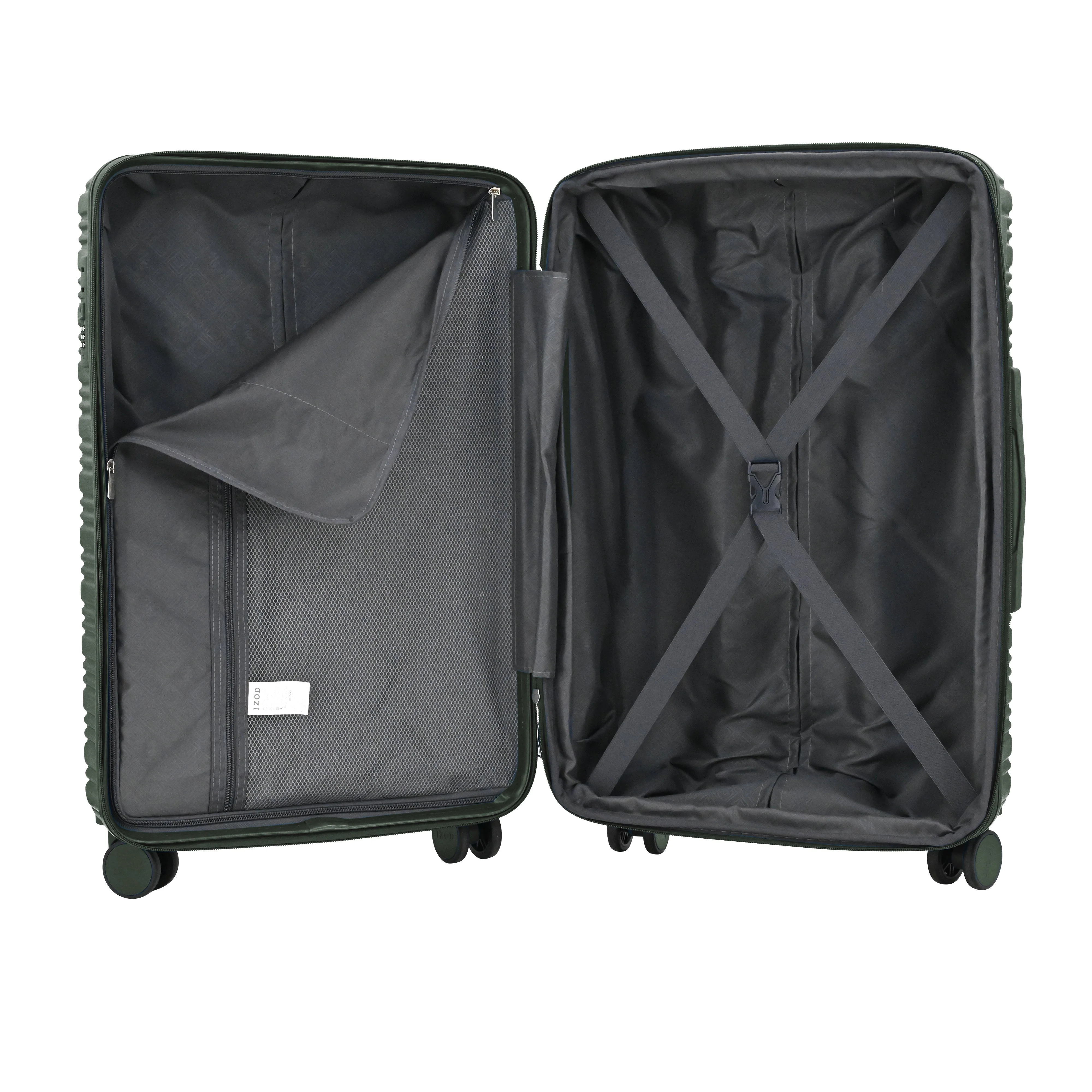 Romeo Expandable 3-Piece Spinner Luggage Set with Lock - Image 2