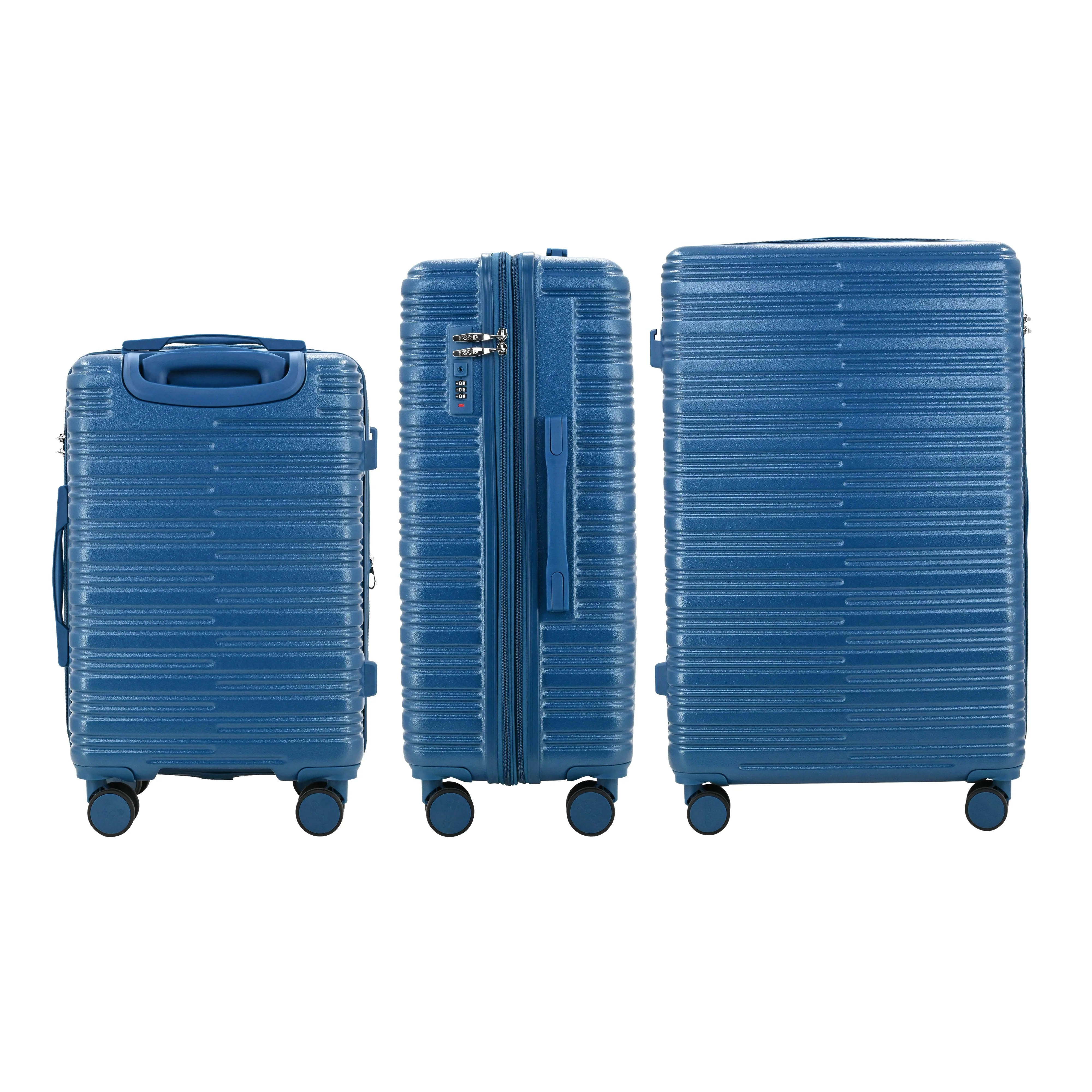 Romeo Expandable 3-Piece Spinner Luggage Set with Lock - Image 21