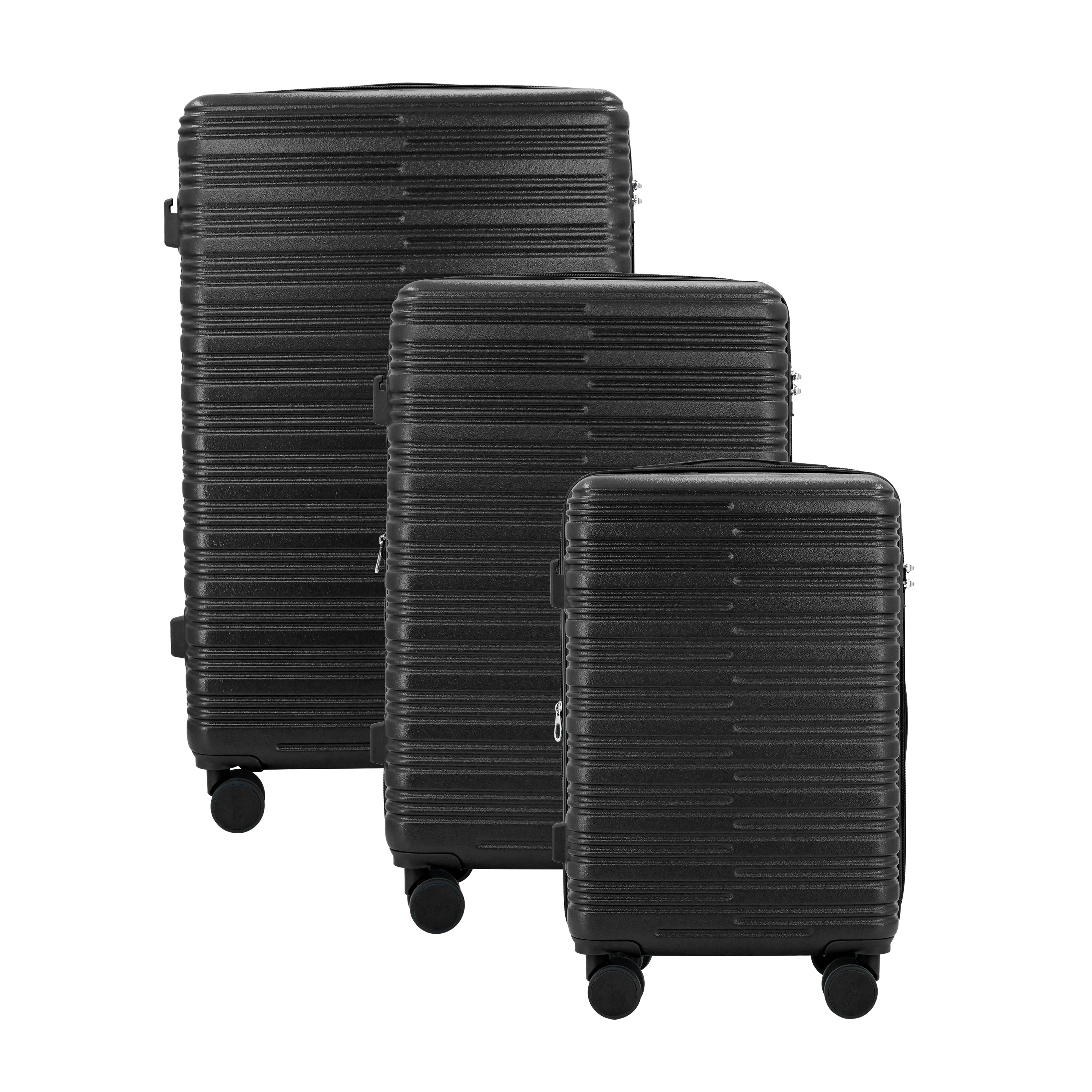 Romeo Expandable 3-Piece Spinner Luggage Set with Lock - Image 5