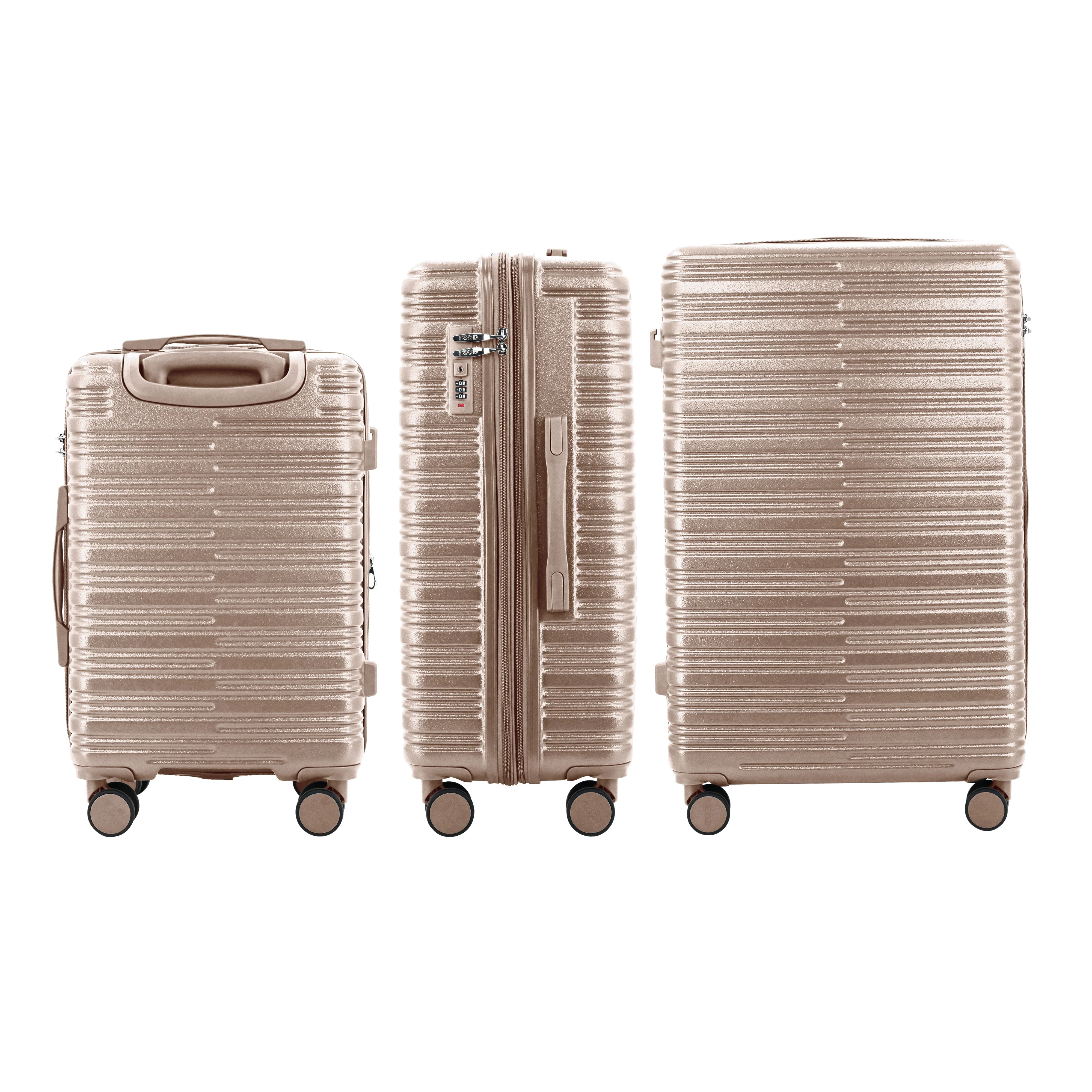 Romeo Expandable 3-Piece Spinner Luggage Set with Lock - Image 9
