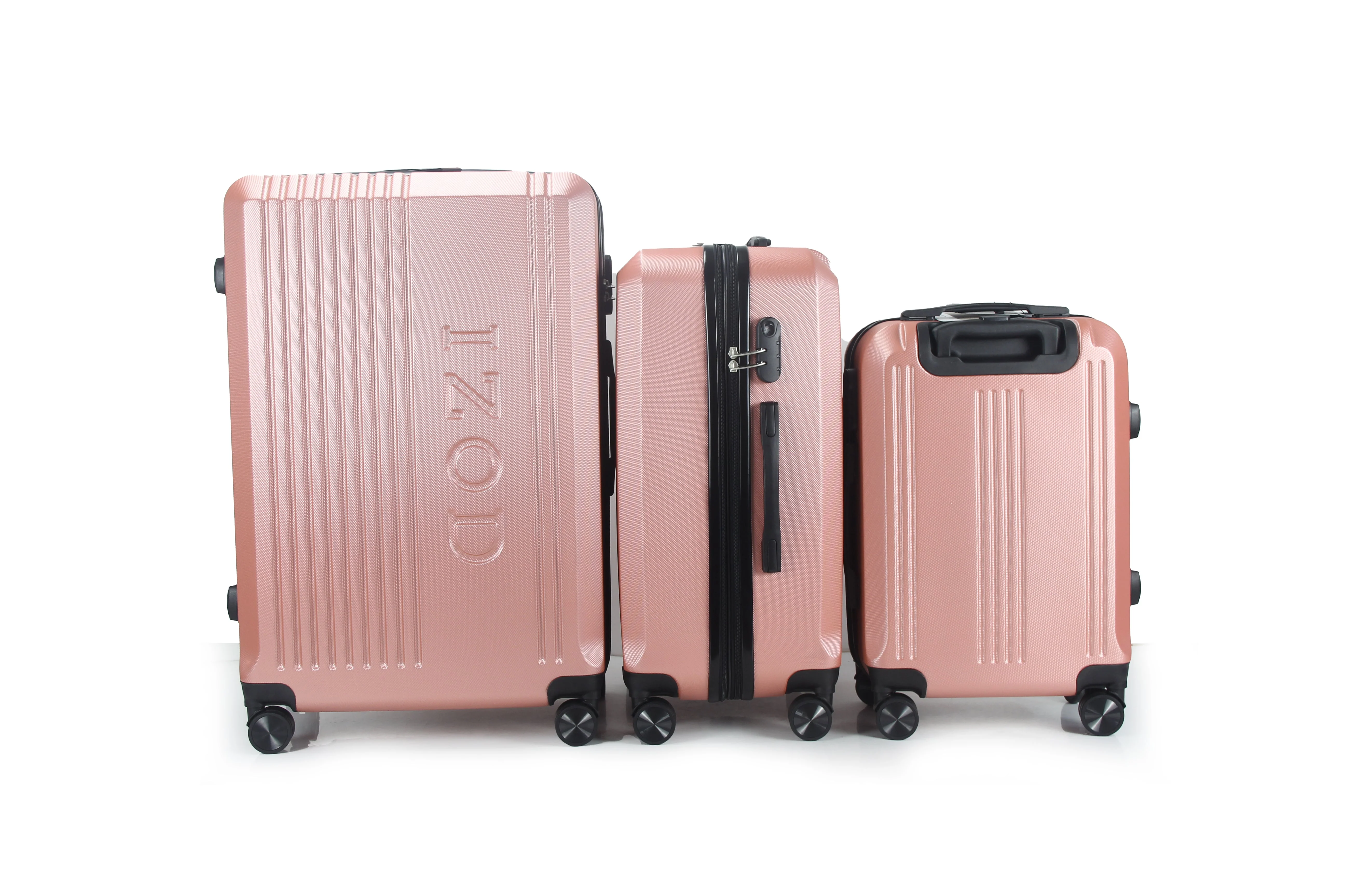 Zane Expandable 3-Piece Spinner Luggage Set with Lock - Image 16