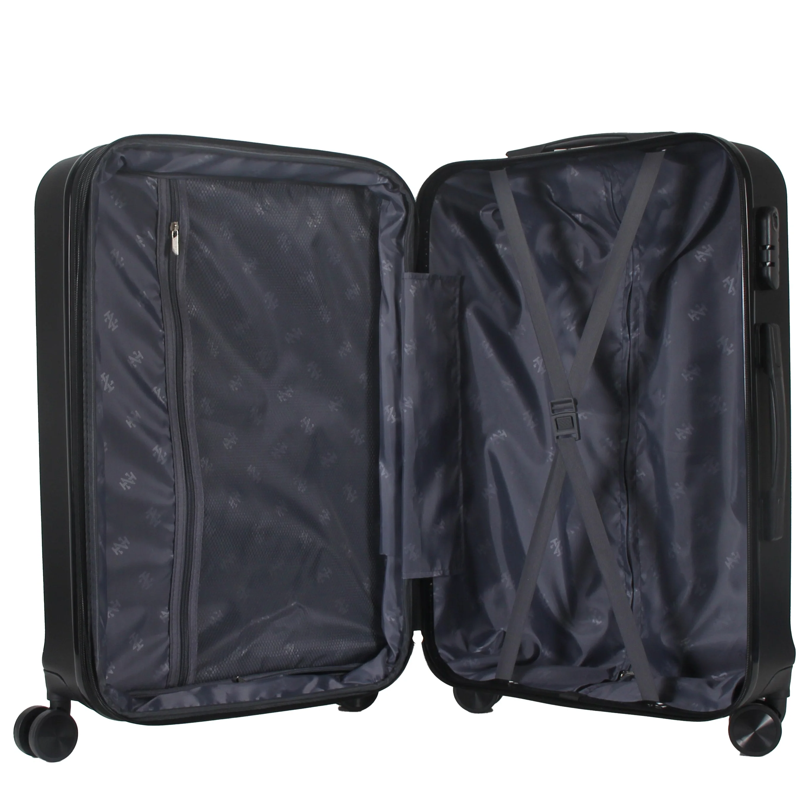 Zane Expandable 3-Piece Spinner Luggage Set with Lock - Image 2