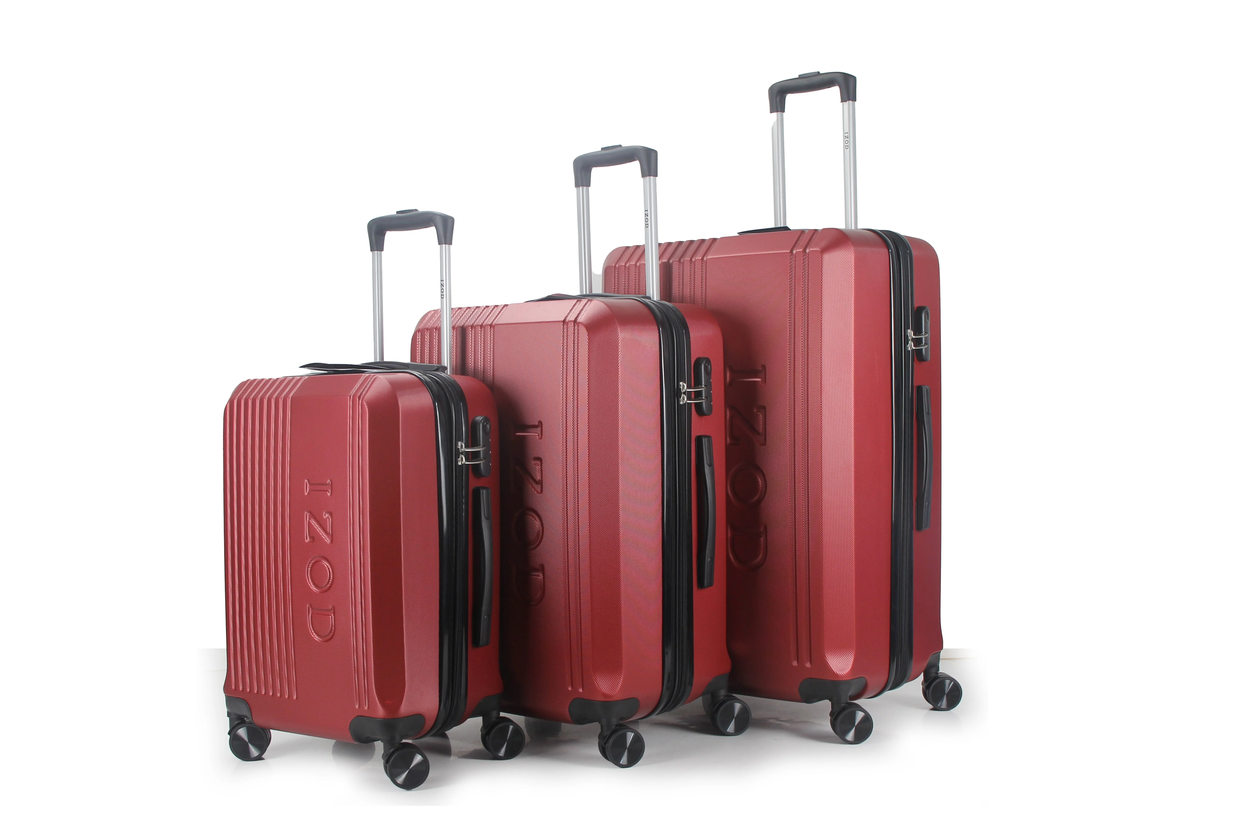 Zane Expandable 3-Piece Spinner Luggage Set with Lock - Image 26