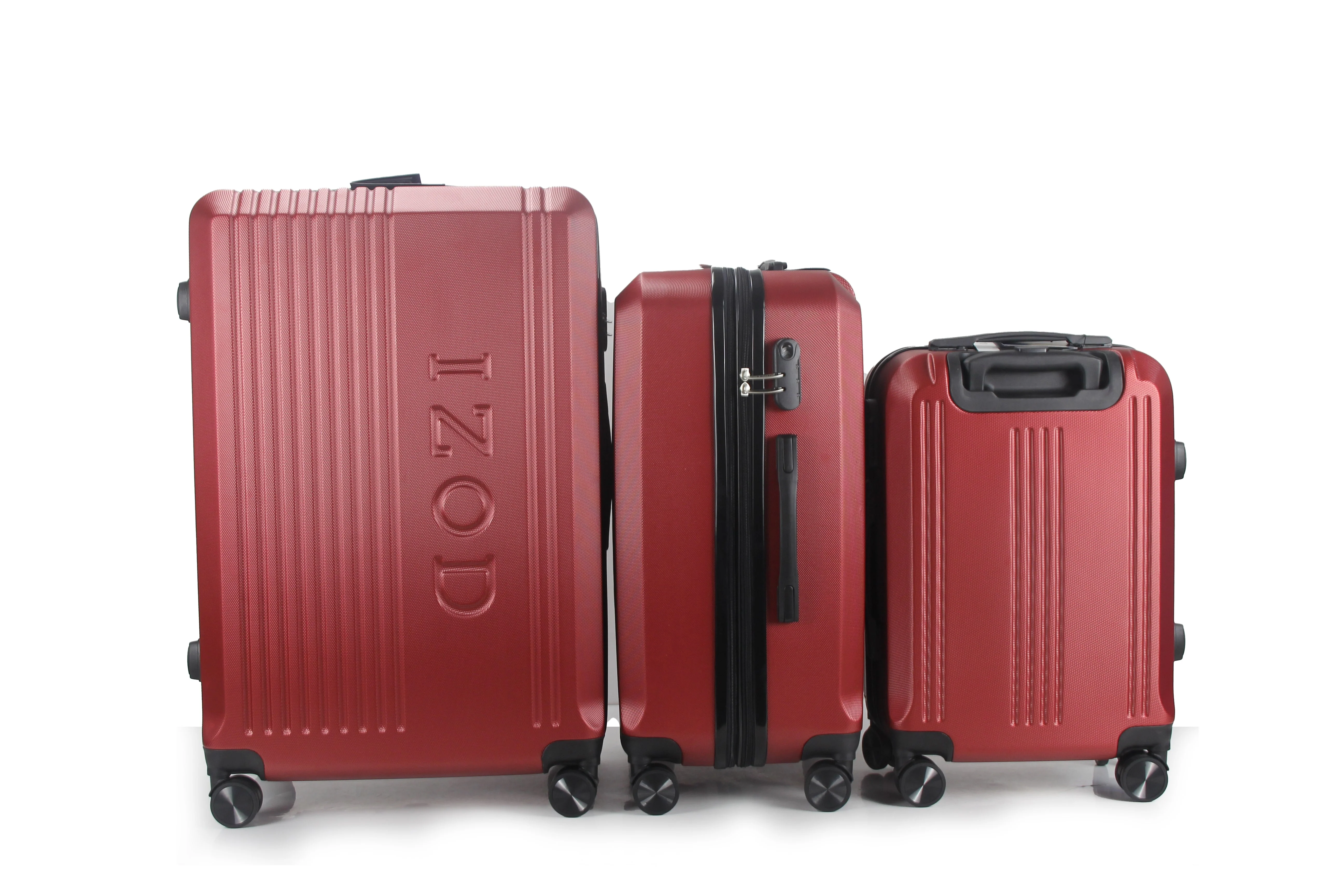 Zane Expandable 3-Piece Spinner Luggage Set with Lock - Image 28