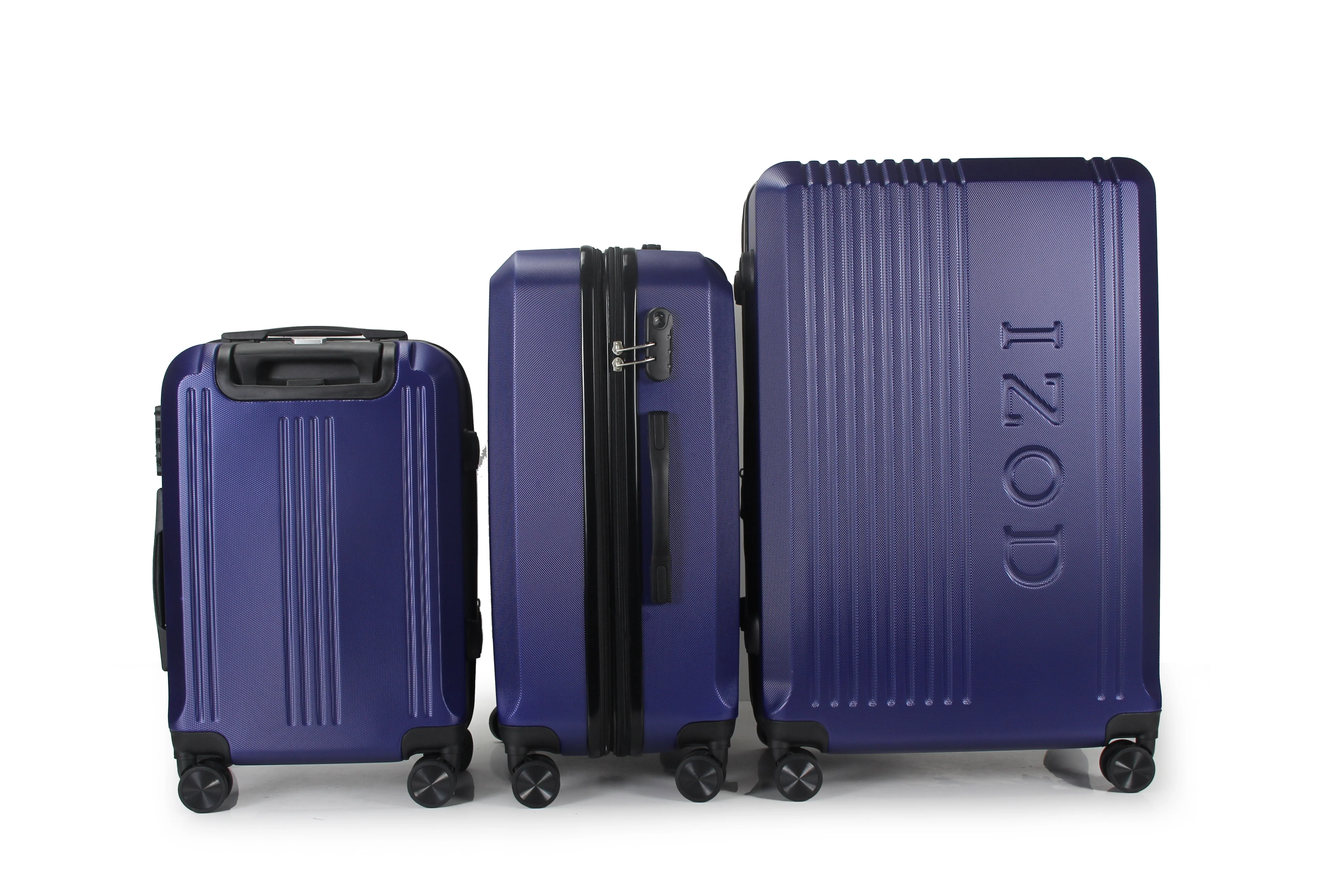 Zane Expandable 3-Piece Spinner Luggage Set with Lock - Image 34