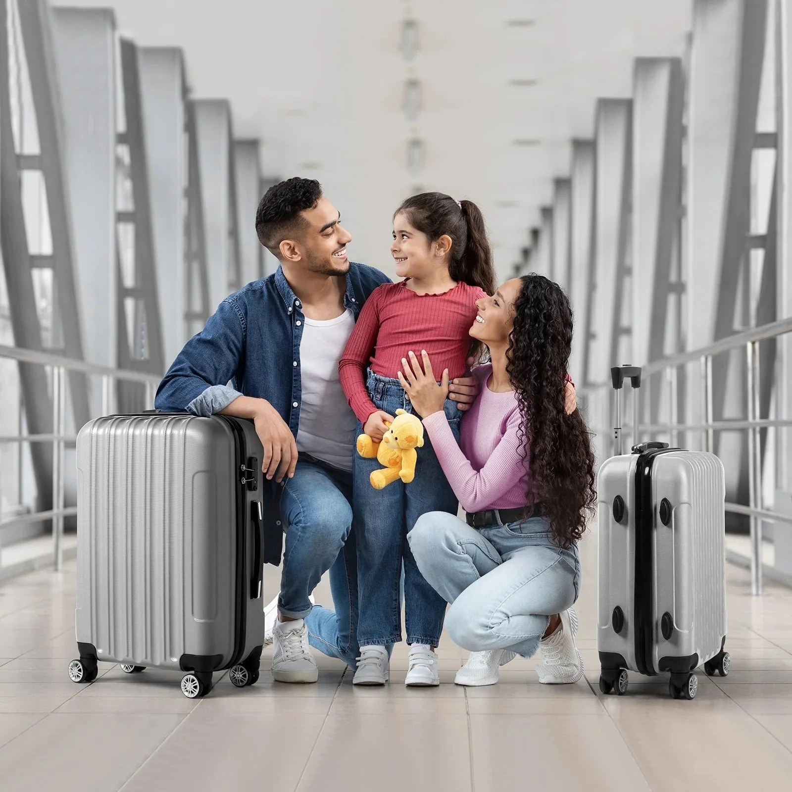 Zane Expandable 3-Piece Spinner Luggage Set with Lock - Image 38
