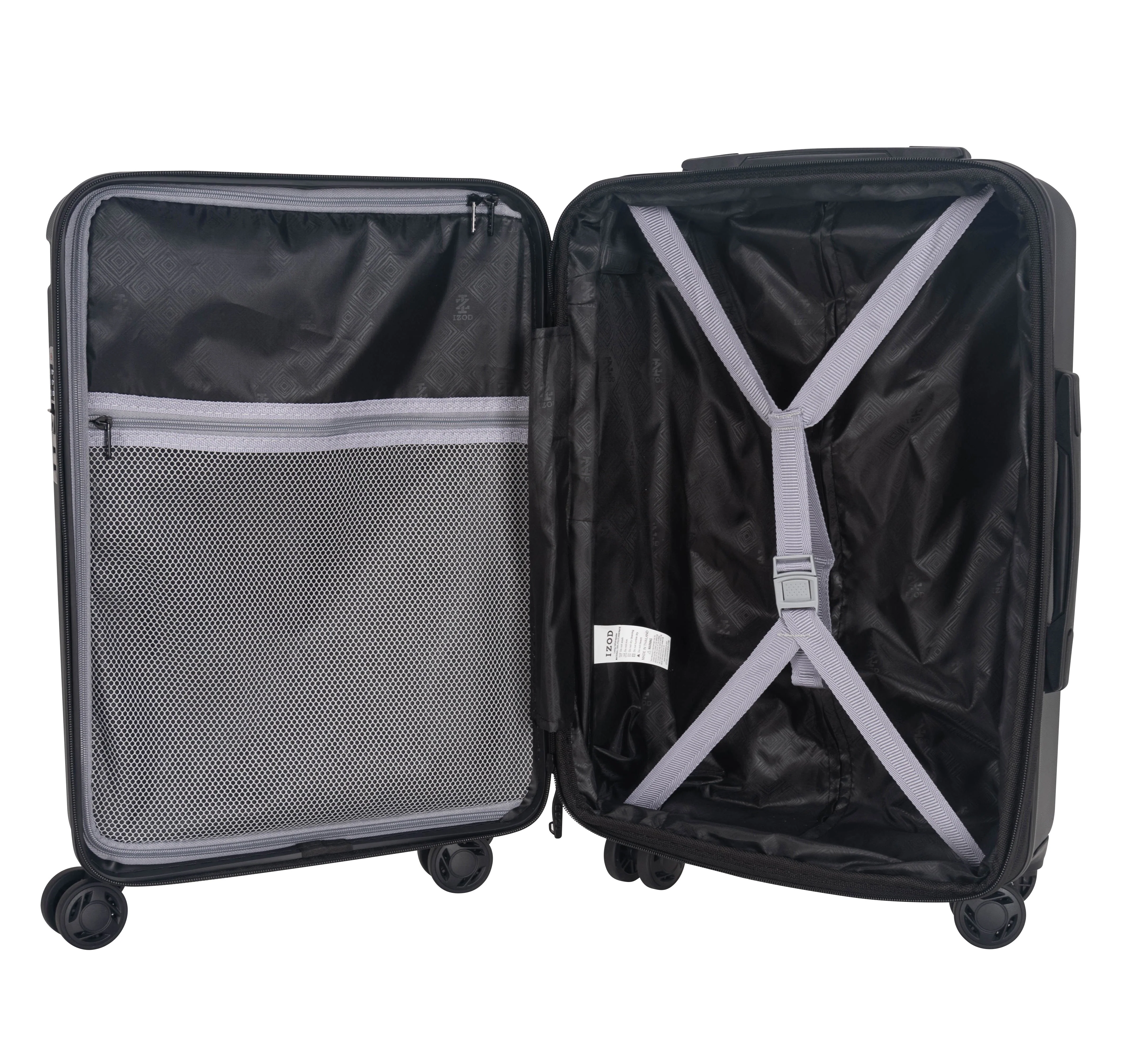 Zoe Expandable 3-Piece Spinner Luggage Set with Lock - Image 2