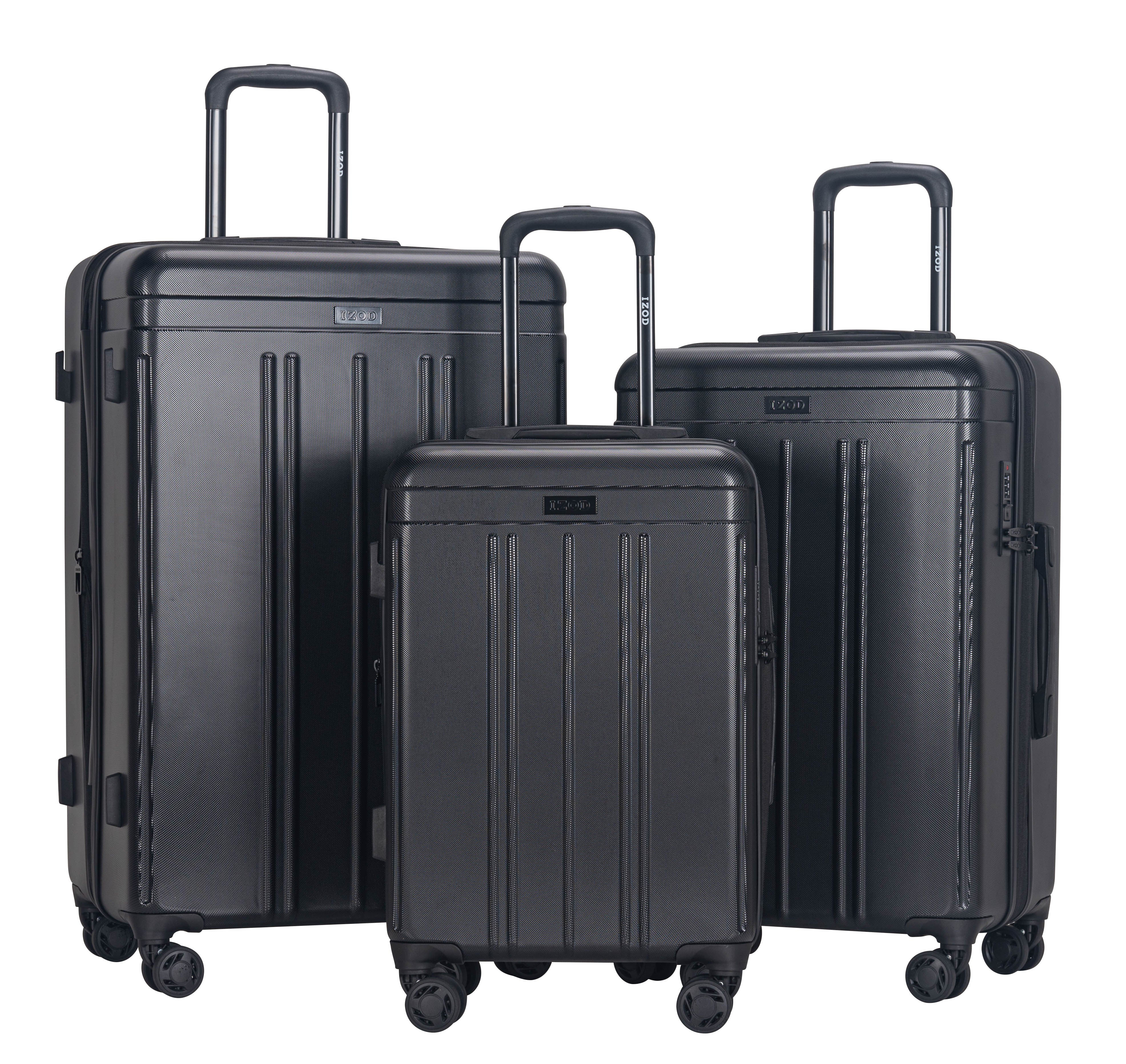 Zoe Expandable 3-Piece Spinner Luggage Set with Lock - Image 4