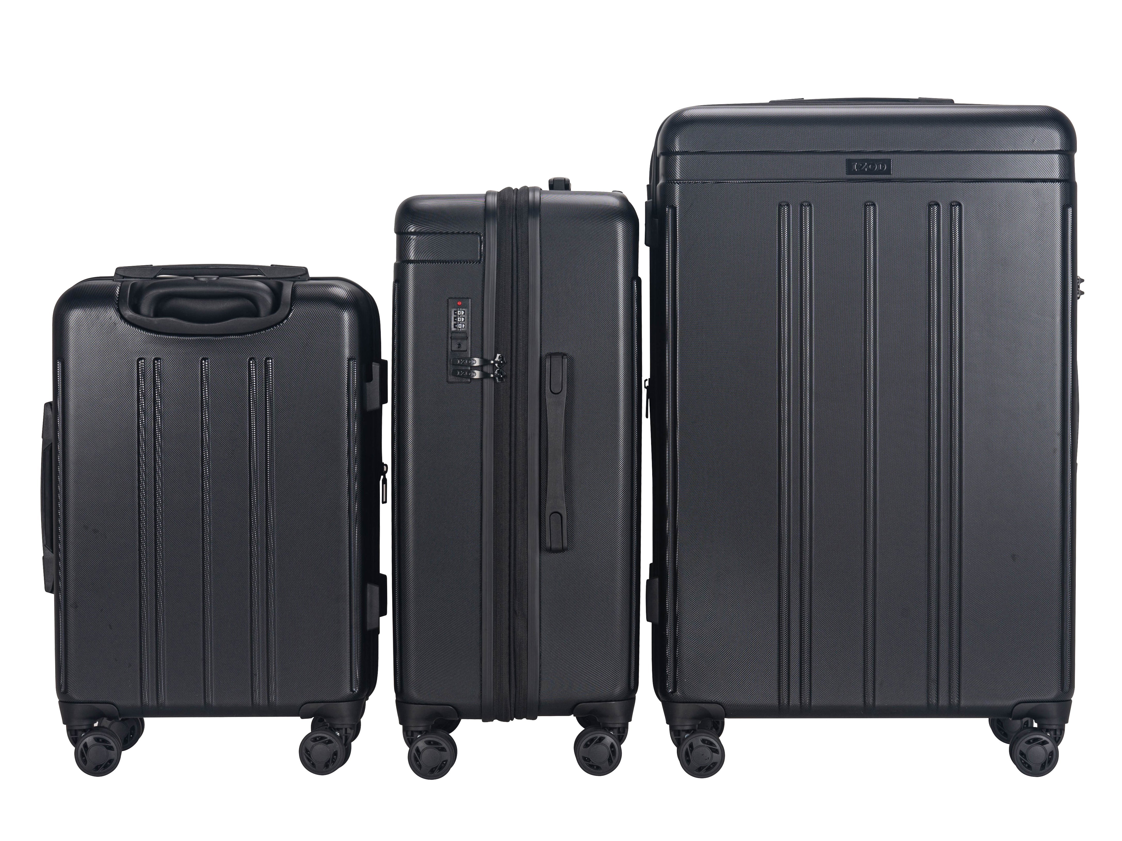 Zoe Expandable 3-Piece Spinner Luggage Set with Lock - Image 5