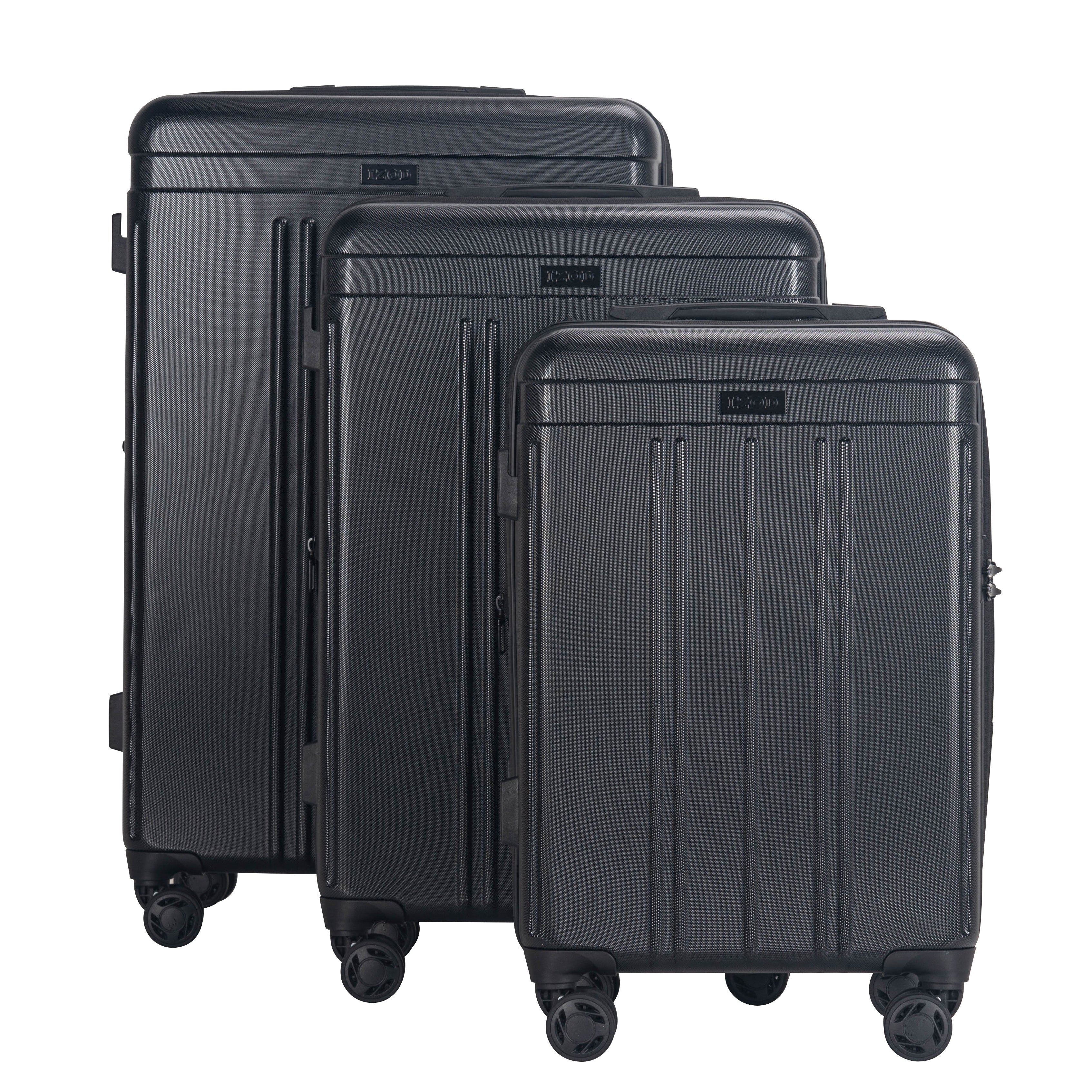 Zoe Expandable 3-Piece Spinner Luggage Set with Lock - Image 6
