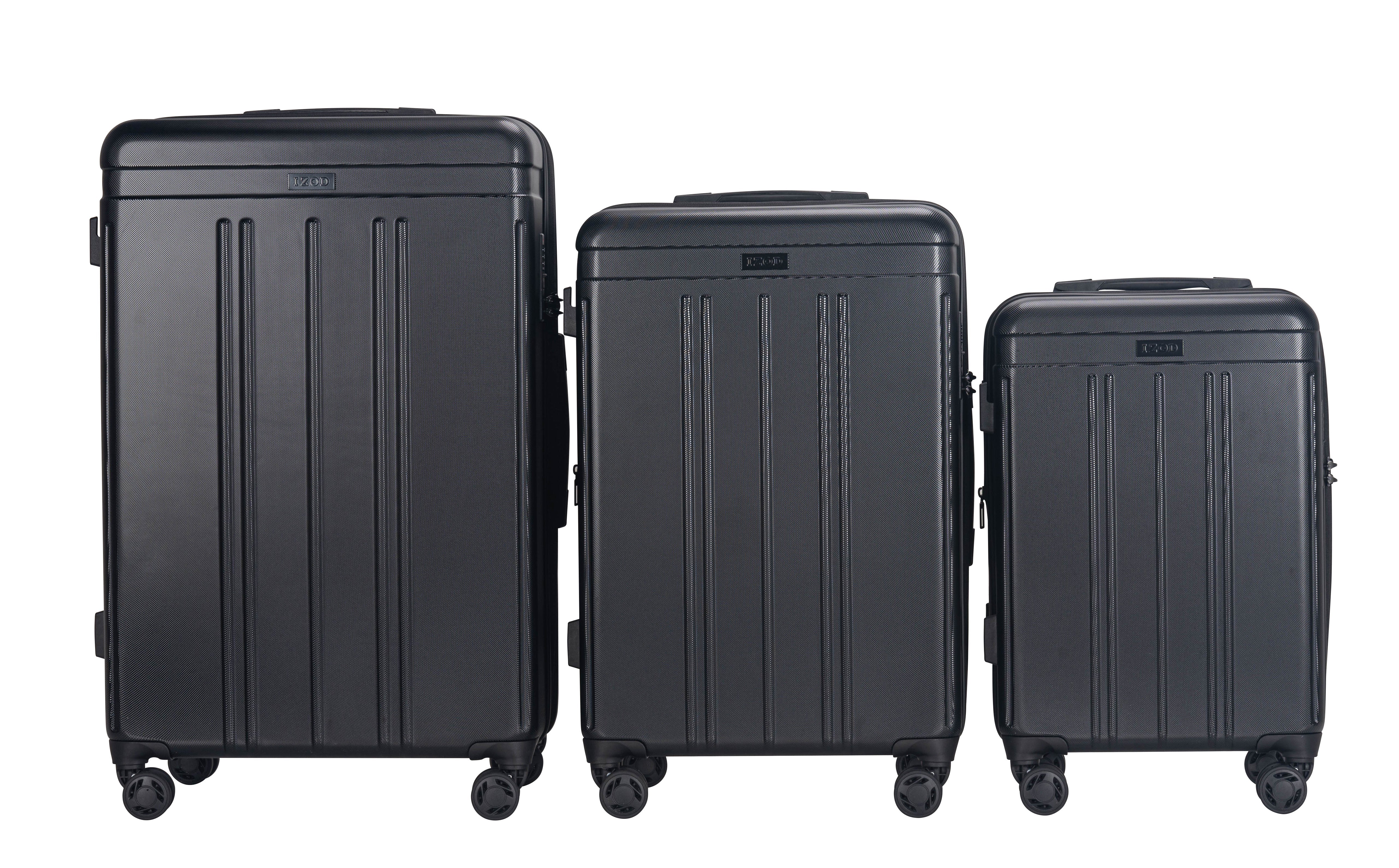 Zoe Expandable 3-Piece Spinner Luggage Set with Lock - Image 7