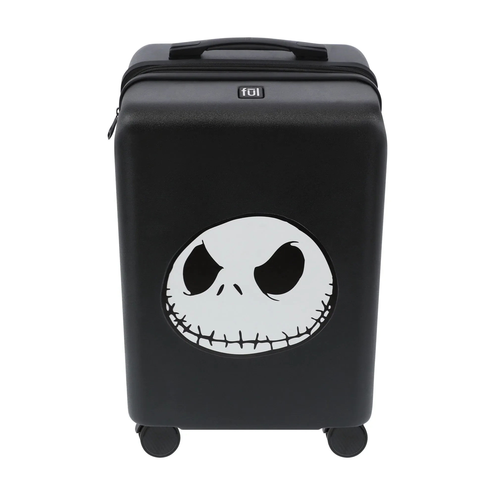 Jack Skellington Face 22.5" Black Carry-On Suitcase Luggage - Image 3