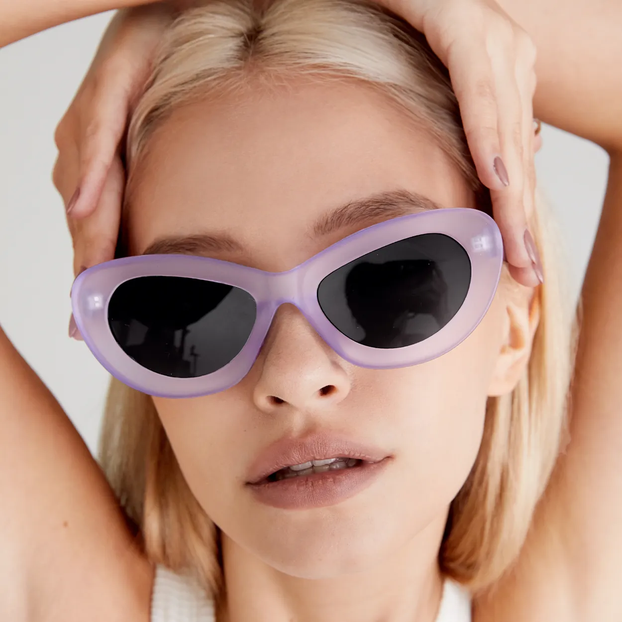 Jackie Sunglasses - Lilac - Image 2