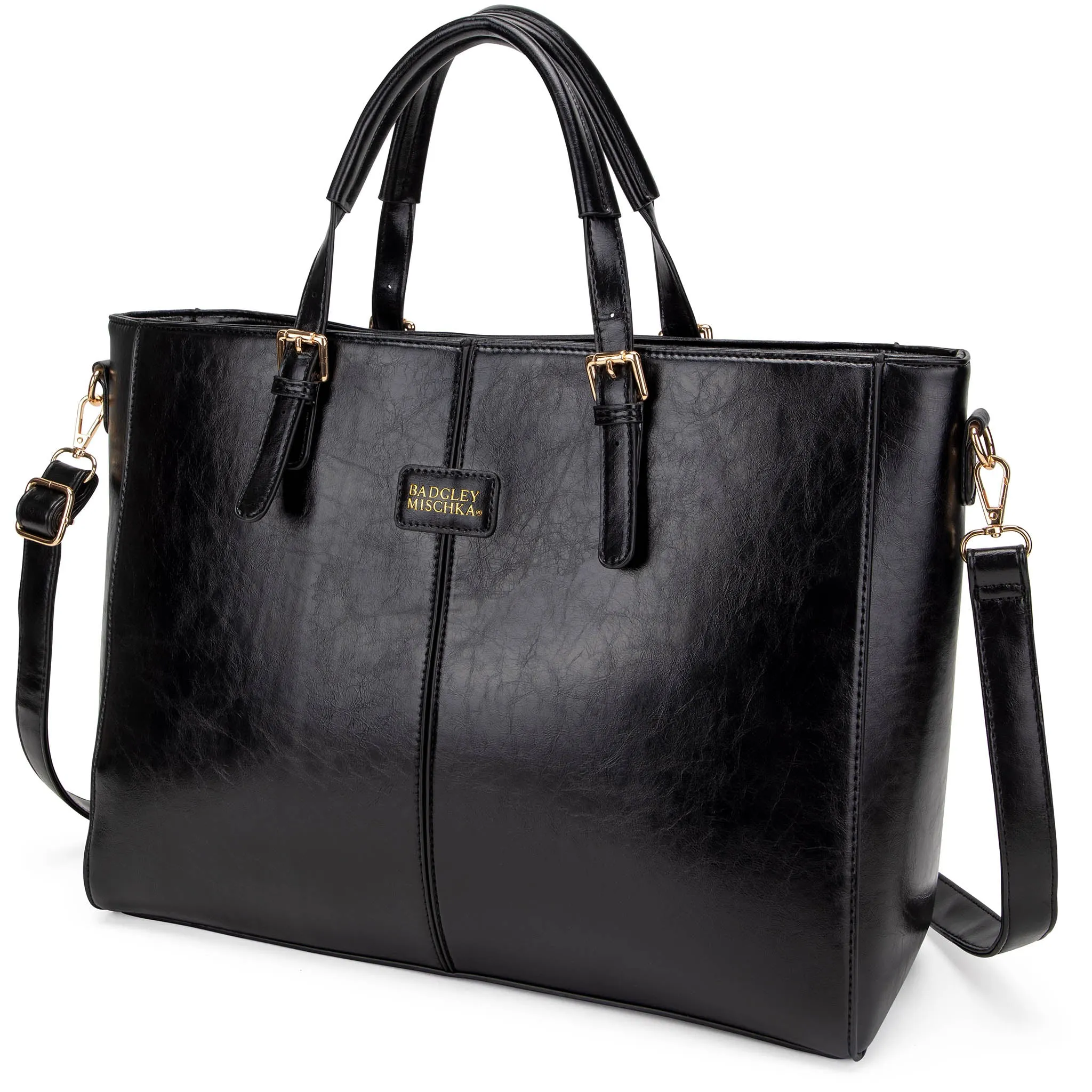 Julia Rustic Vegan Leather Weekender Duffel Bag - Image 15