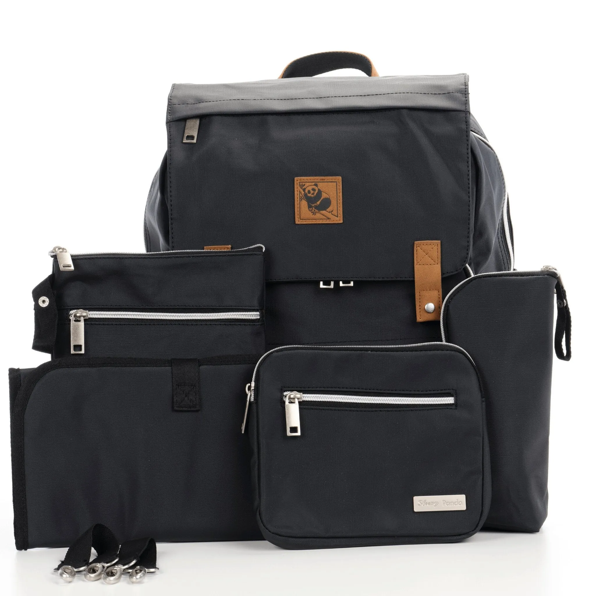 Kaitlyn - Canvas Diaper Backpack | Mommy Bag - Image 14