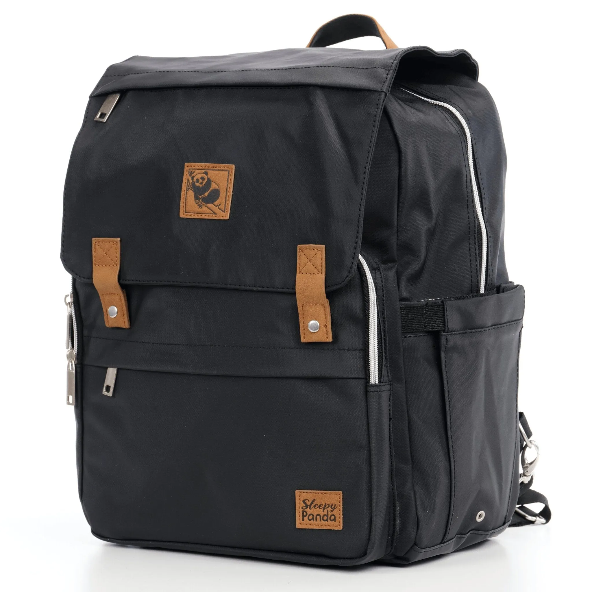 Kaitlyn - Canvas Diaper Backpack | Mommy Bag - Image 3
