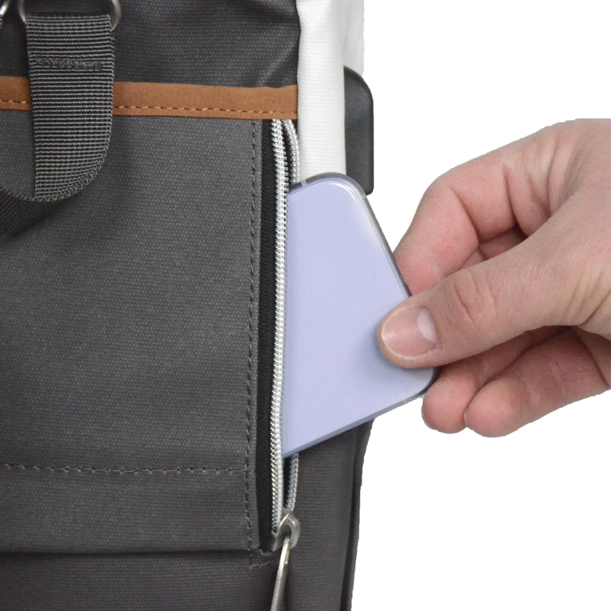 Kaitlyn - Canvas Diaper Backpack | Mommy Bag - Image 5