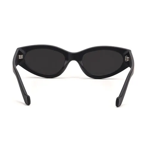 Kat x Money Moves - Black Cateye Sunglasses - Image 6