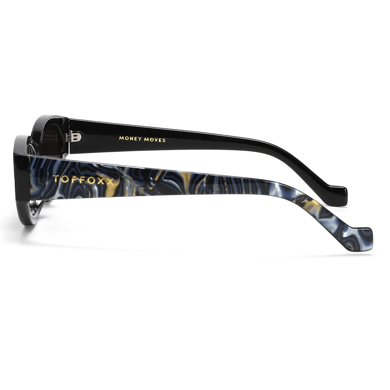 Kat x Money Moves Sunglasses - Dark Blue - Image 4