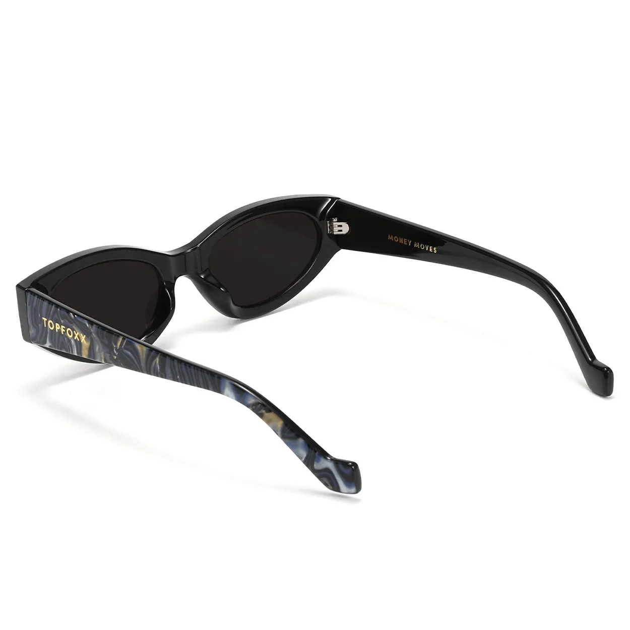 Kat x Money Moves Sunglasses - Dark Blue - Image 7