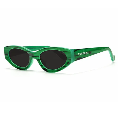 Kat x Money Moves - Green Cateye Sunglasses - Image 2