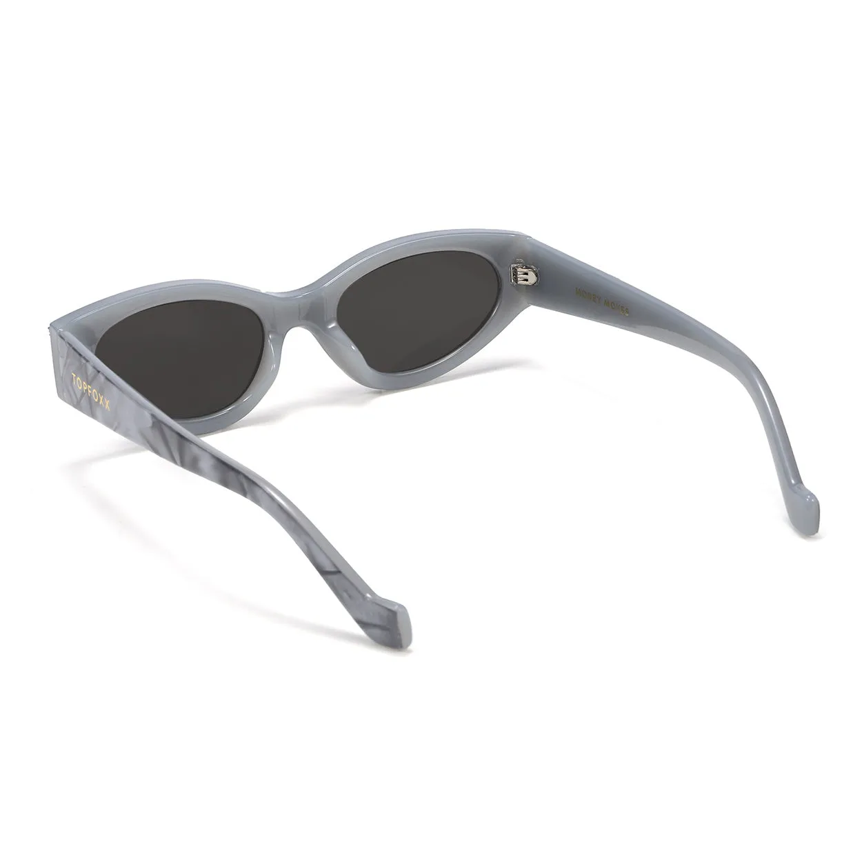 Kat x Money Moves - Grey Cateye Sunglasses - Image 7