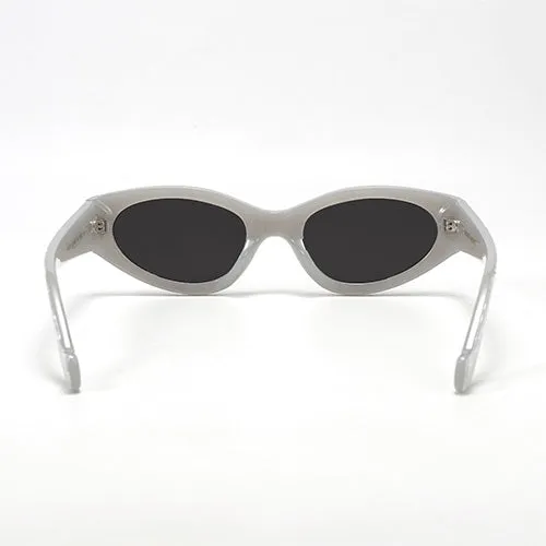 Kat x Money Moves - Silver Cateye Sunglasses - Image 7