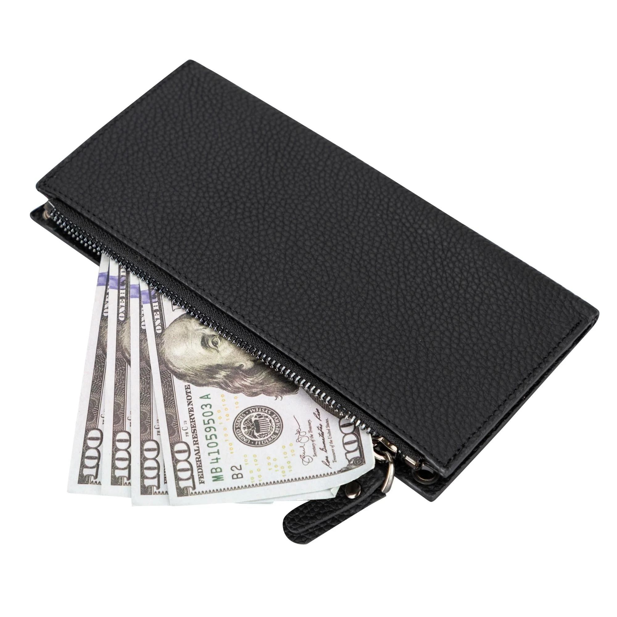 Kaycee Leather Women's Cell Phone Wallet with Strap - Image 16