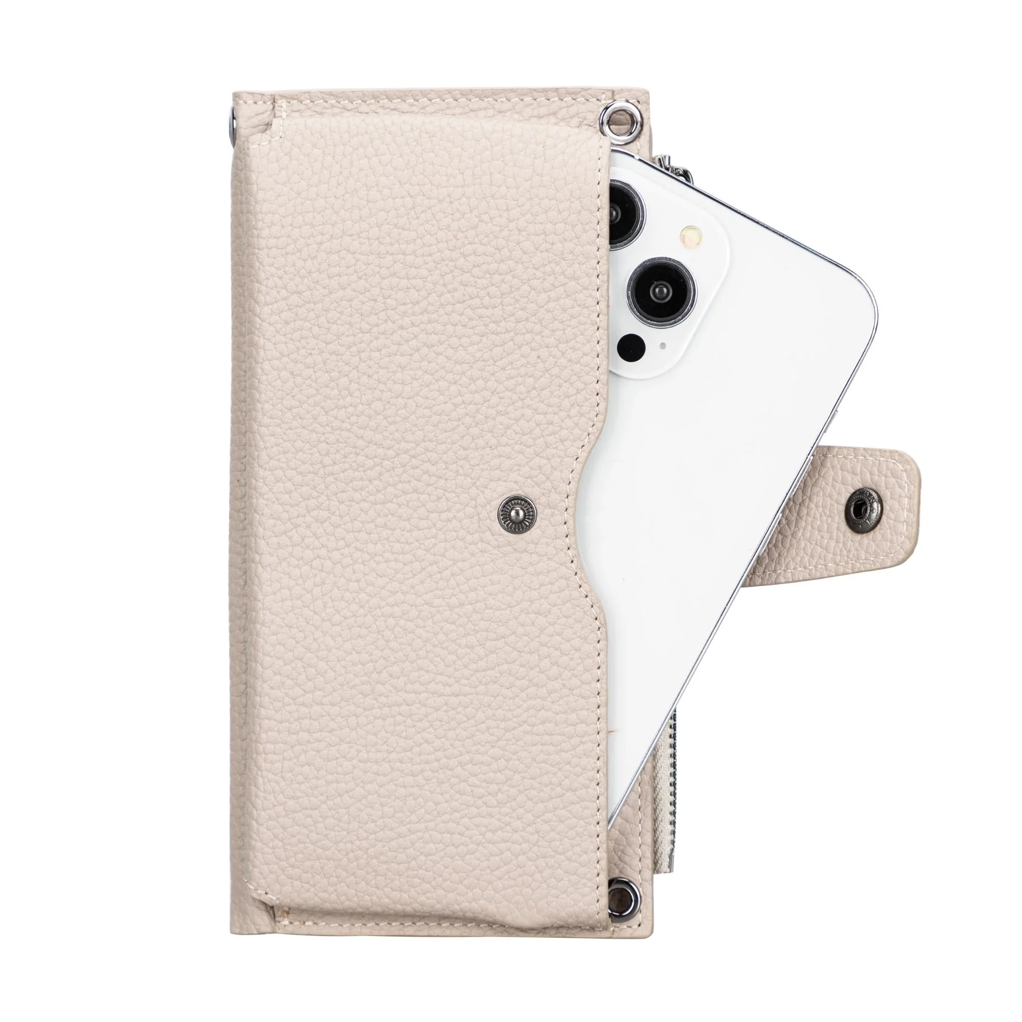 Kaycee Leather Women's Cell Phone Wallet with Strap - Image 19