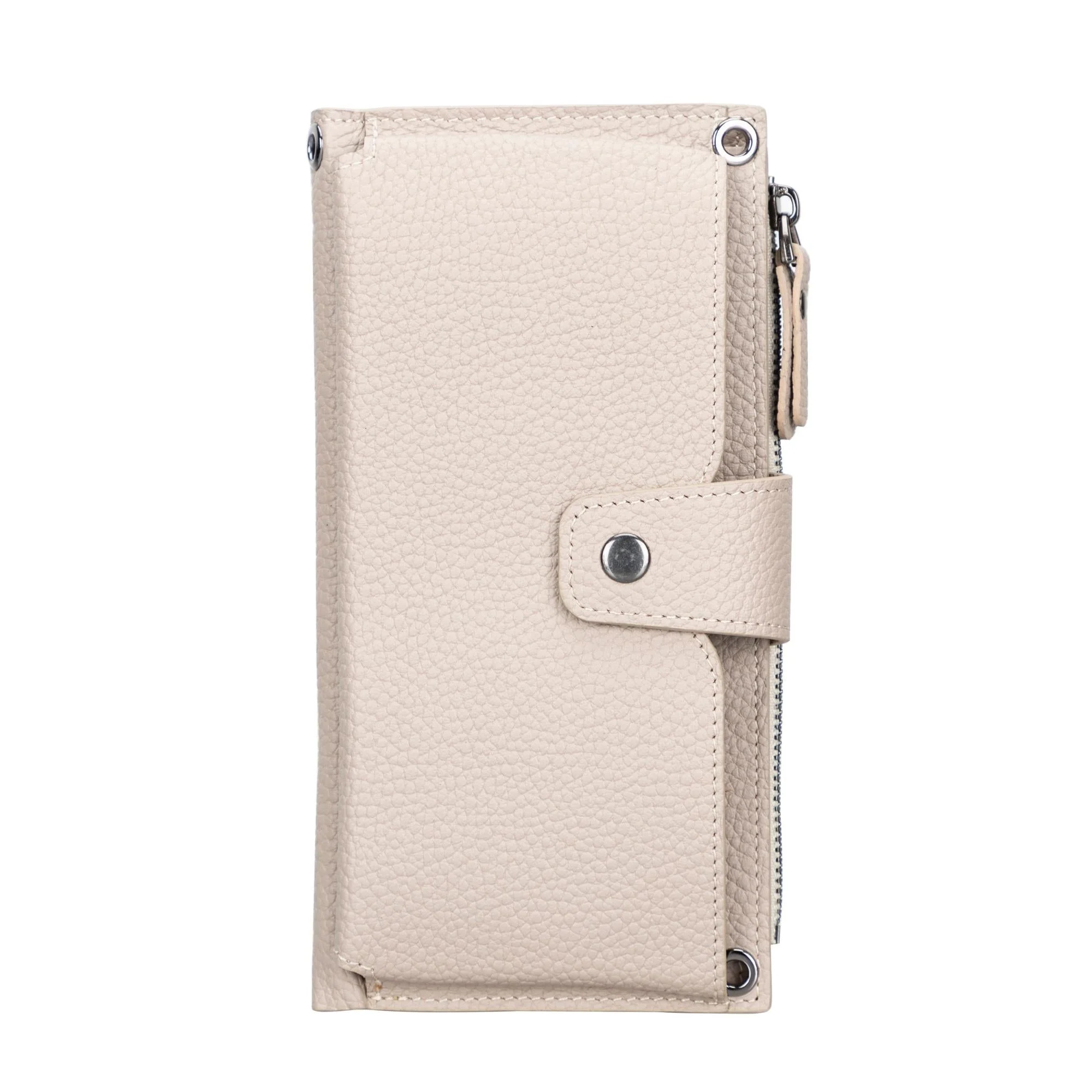 Kaycee Leather Women's Cell Phone Wallet with Strap - Image 21