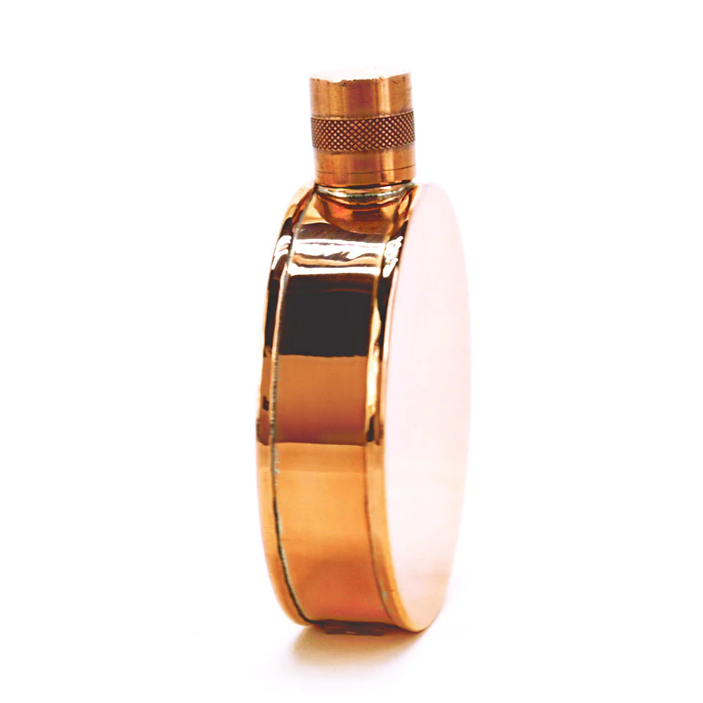 Kentucky Round 22-Gauge Solid Copper 9oz Flask - Image 24