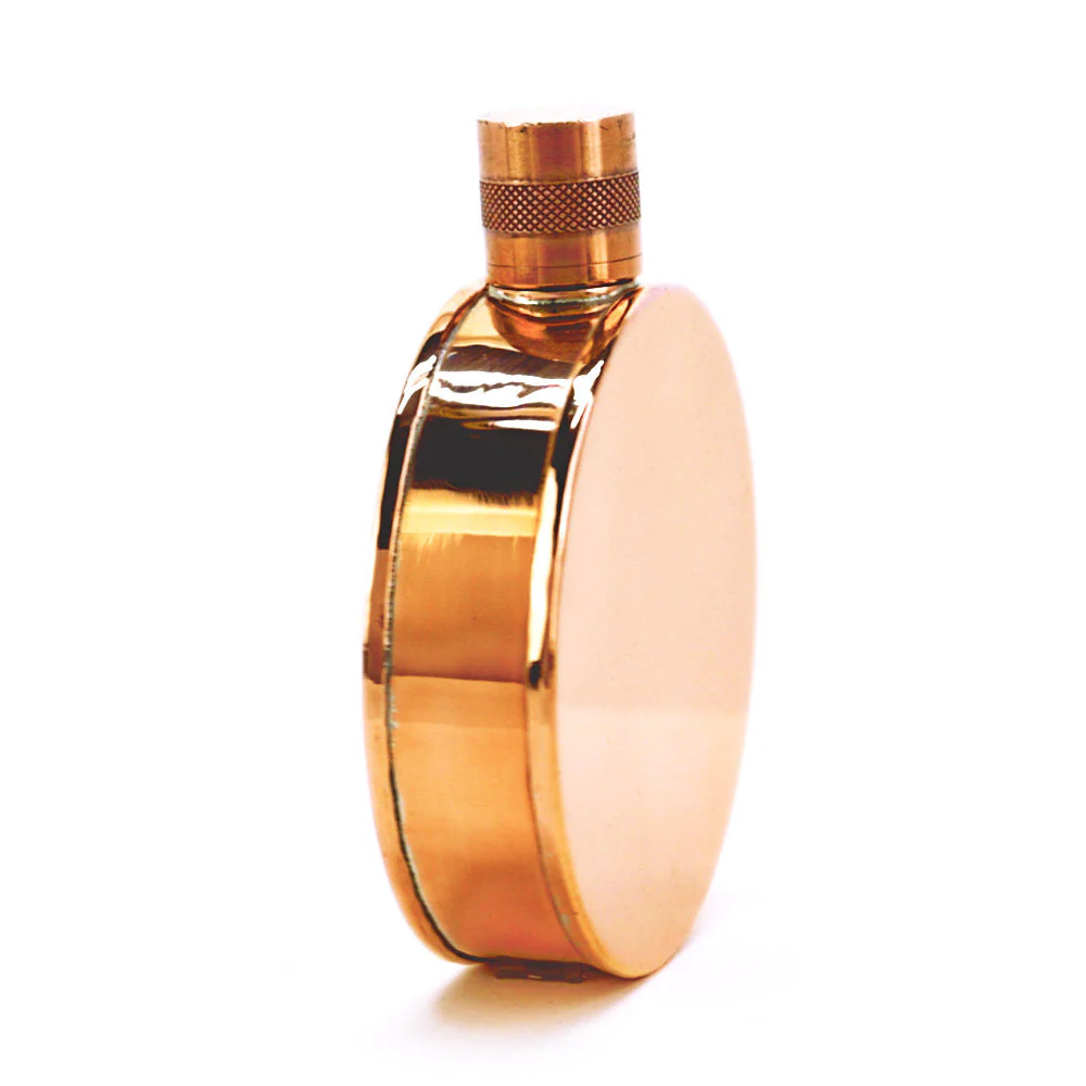 Kentucky Round 22-Gauge Solid Copper 9oz Flask - Image 25